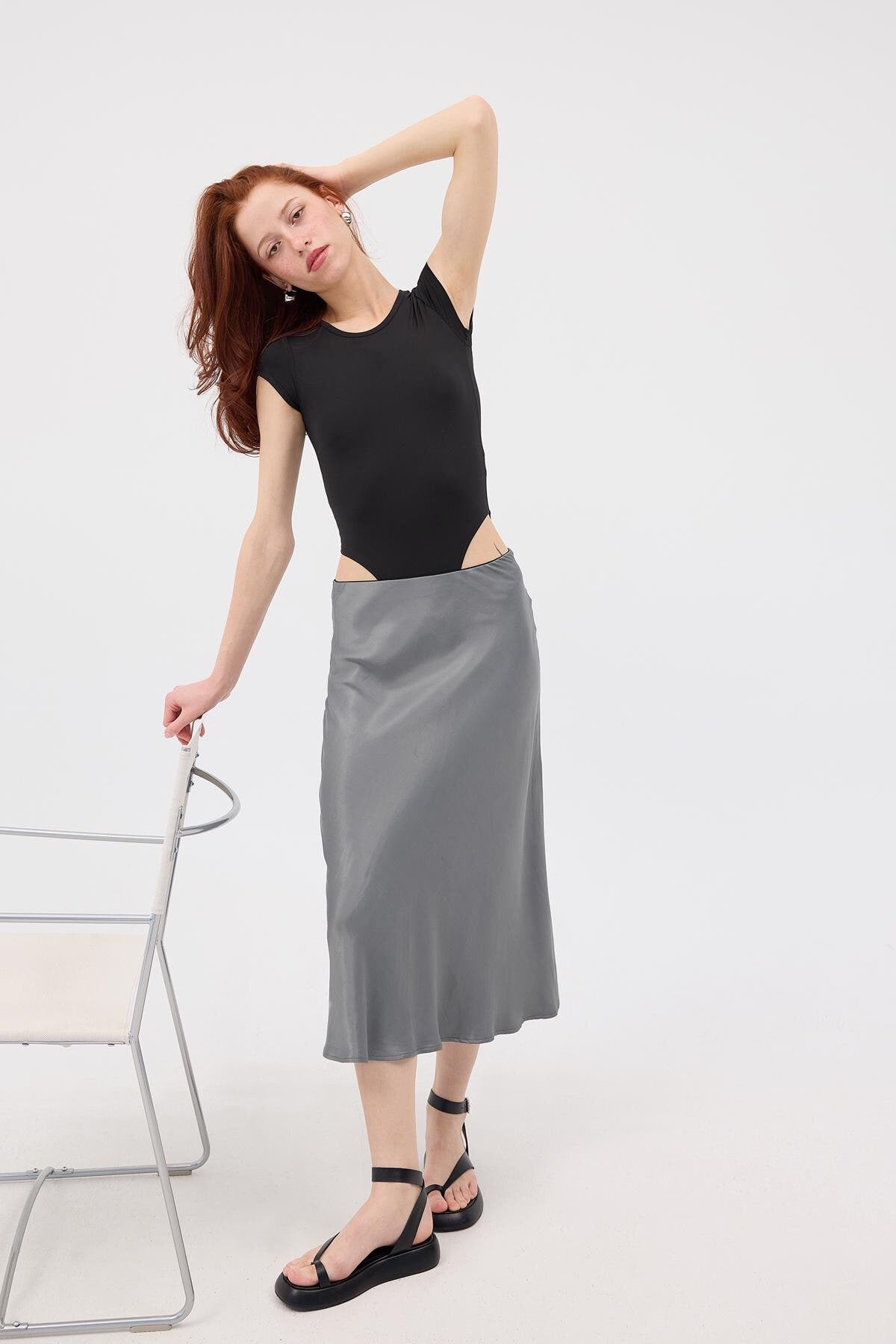 Lead-Grey_Satin-Midi-Skirt-addax