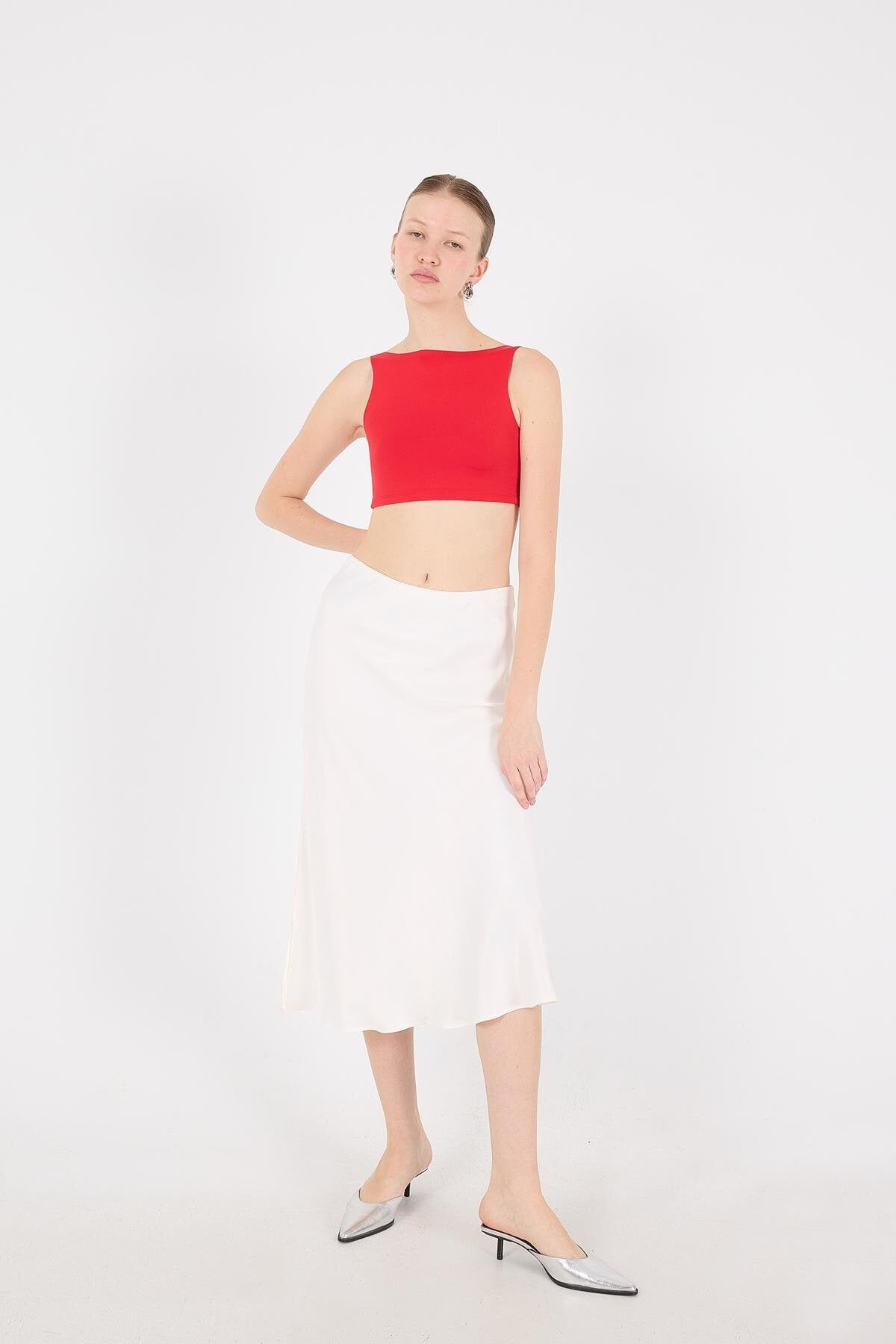Ecru_Satin-Midi-Skirt-addax