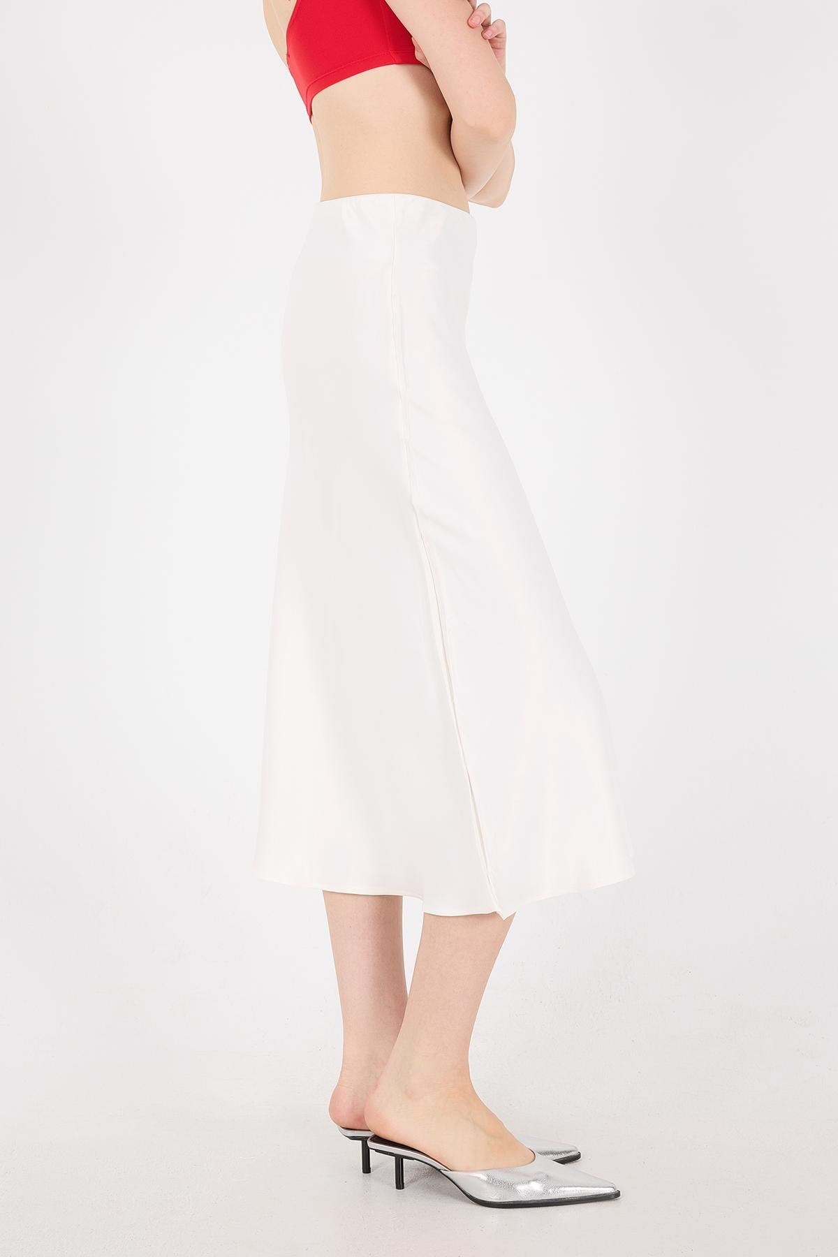 Ecru_Satin-Midi-Skirt-addax