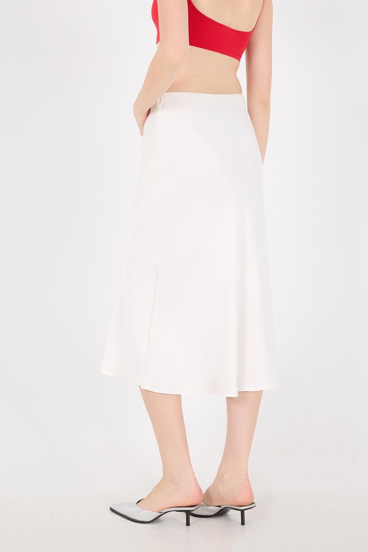 Ecru_Satin-Midi-Skirt-addax