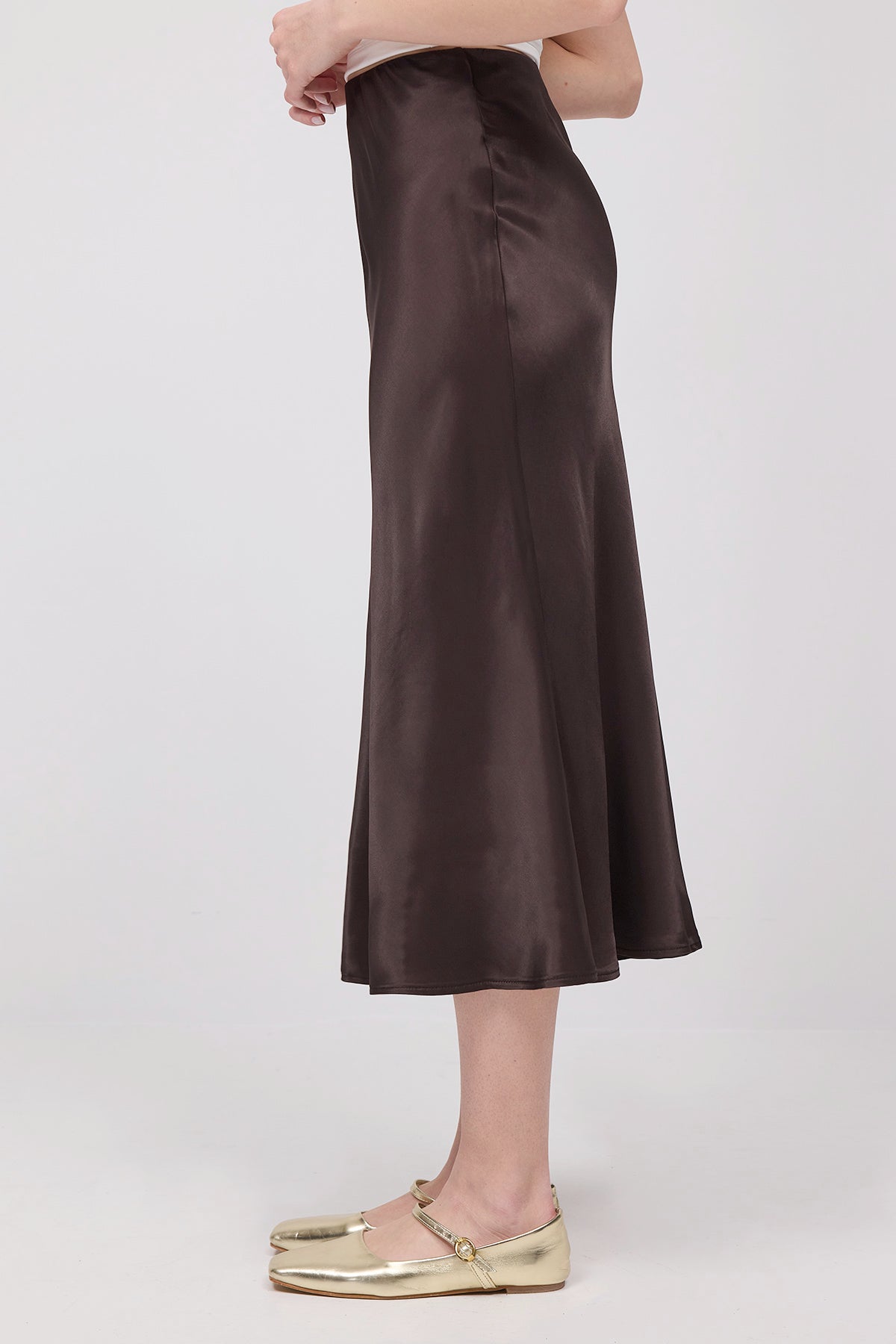 Bitter-Coffee_Satin-Midi-Skirt-addax