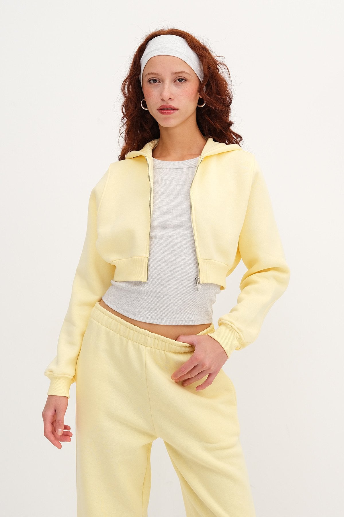 Light-Yellow_Raised-Hooded-Crop-Sweatshirt-addax