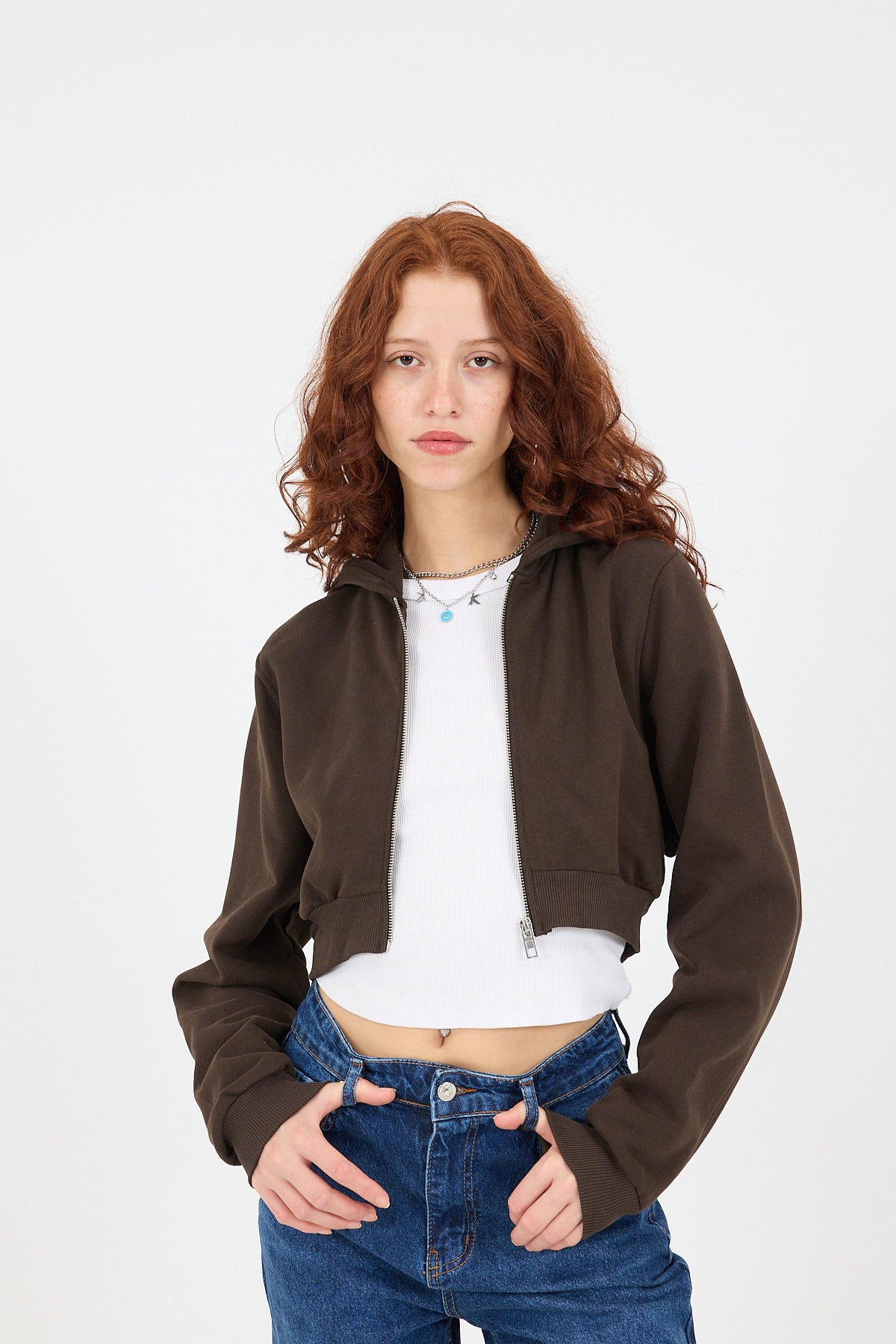 Cocoa-Brown_Raised-Hooded-Crop-Sweatshirt-addax