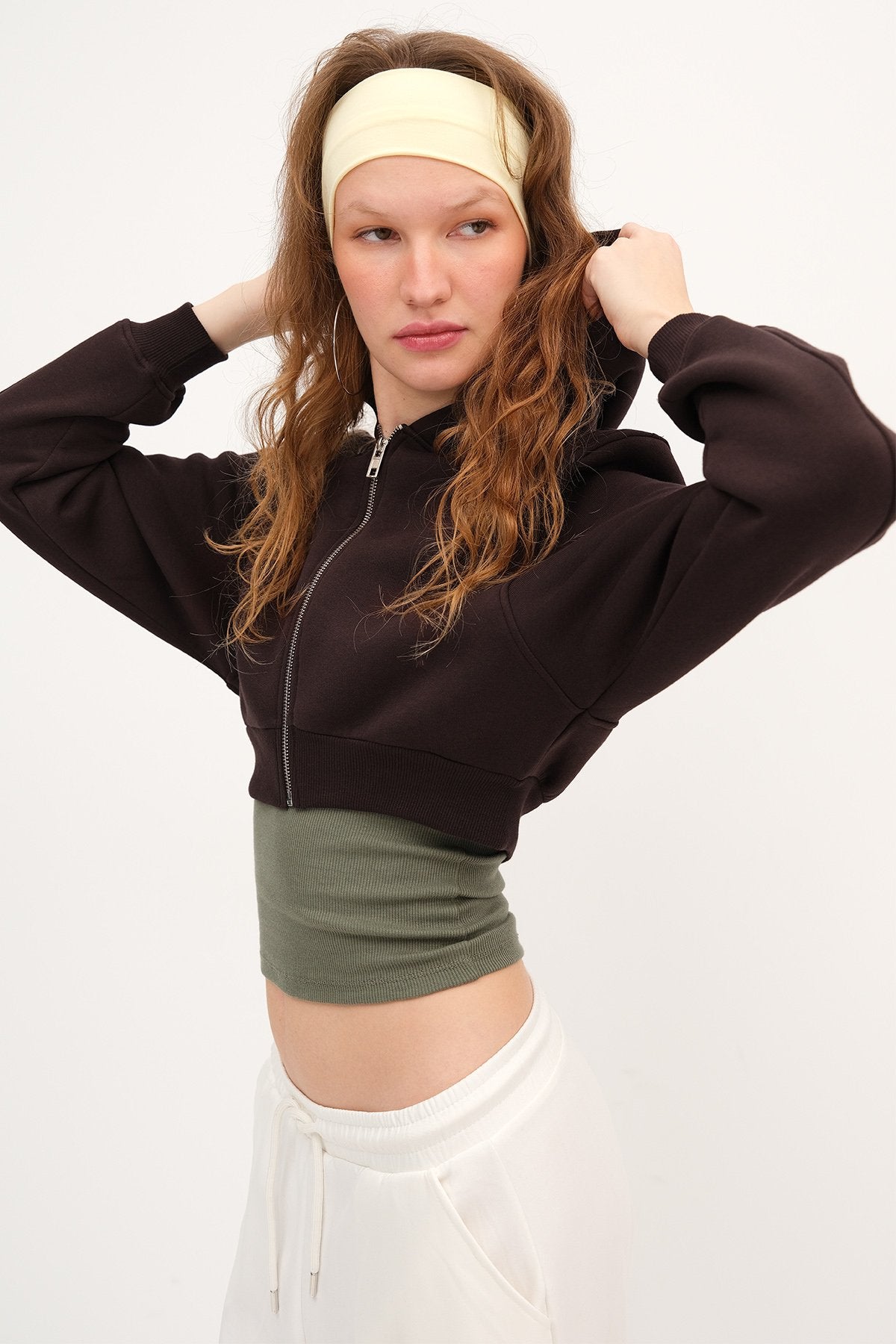 Bitter-Coffee_Raised-Hooded-Crop-Sweatshirt-addax