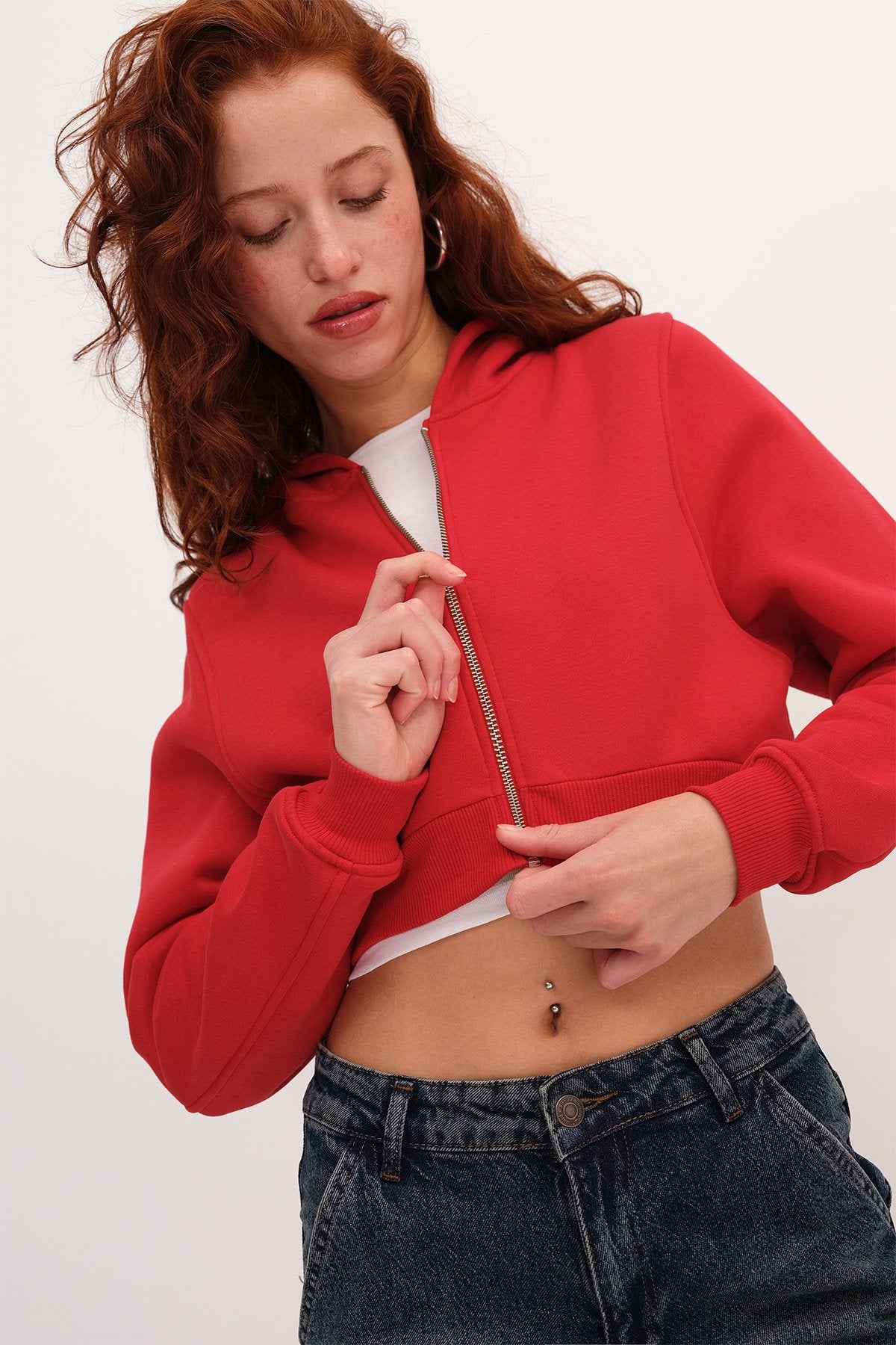 Bright-Red_Raised-Hooded-Crop-Sweatshirt-addax