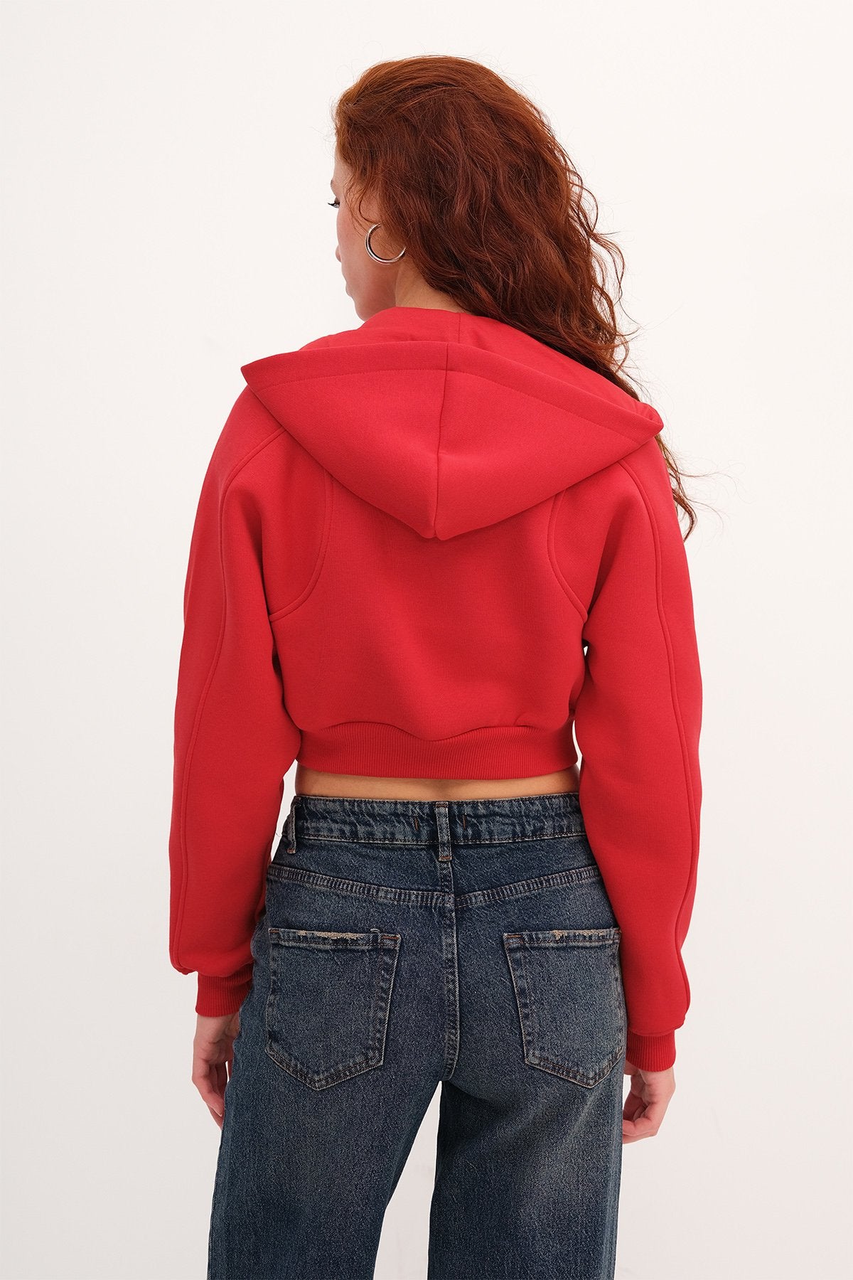 Bright-Red_Raised-Hooded-Crop-Sweatshirt-addax
