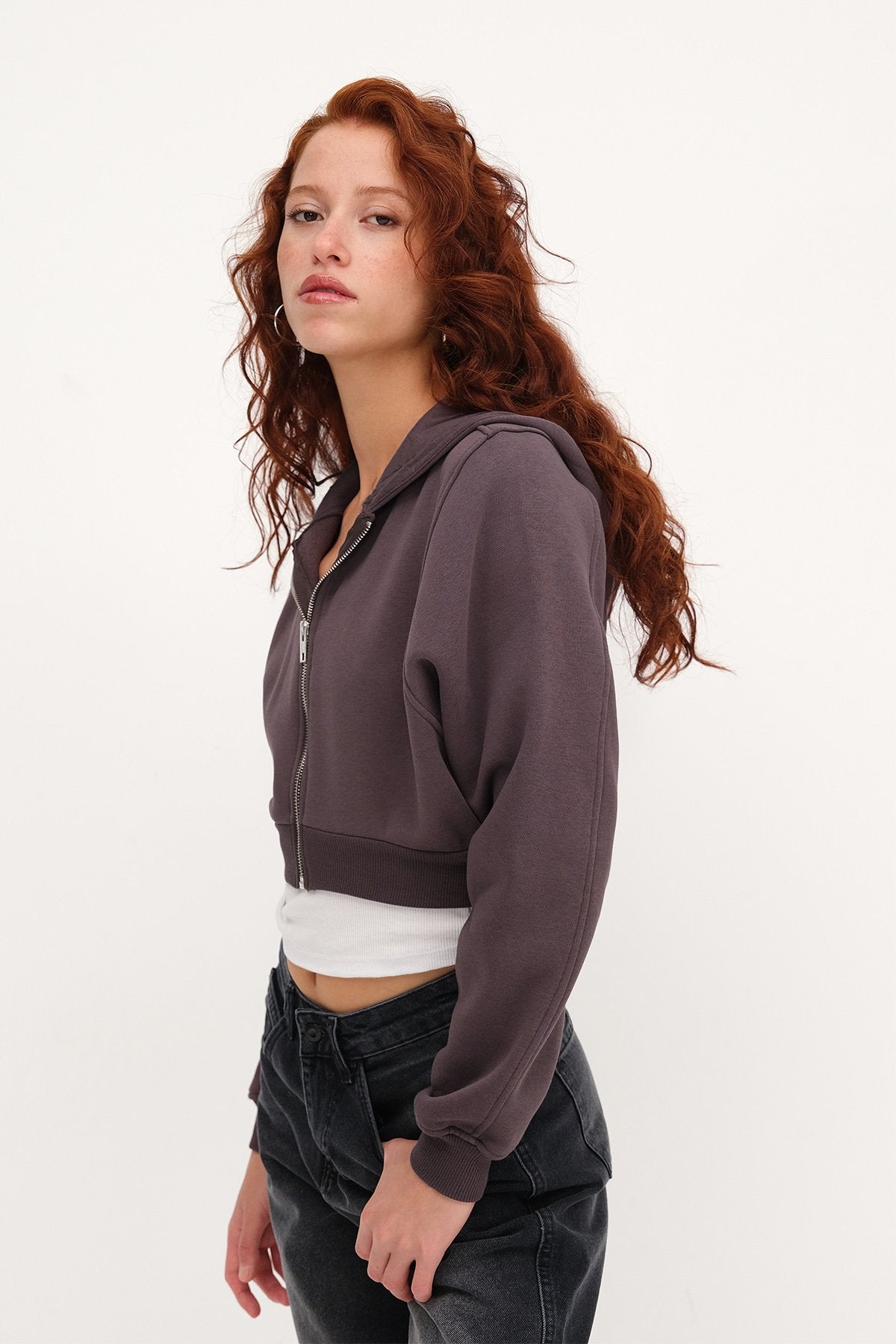 Soft-Brown_Raised-Hooded-Crop-Sweatshirt-addax
