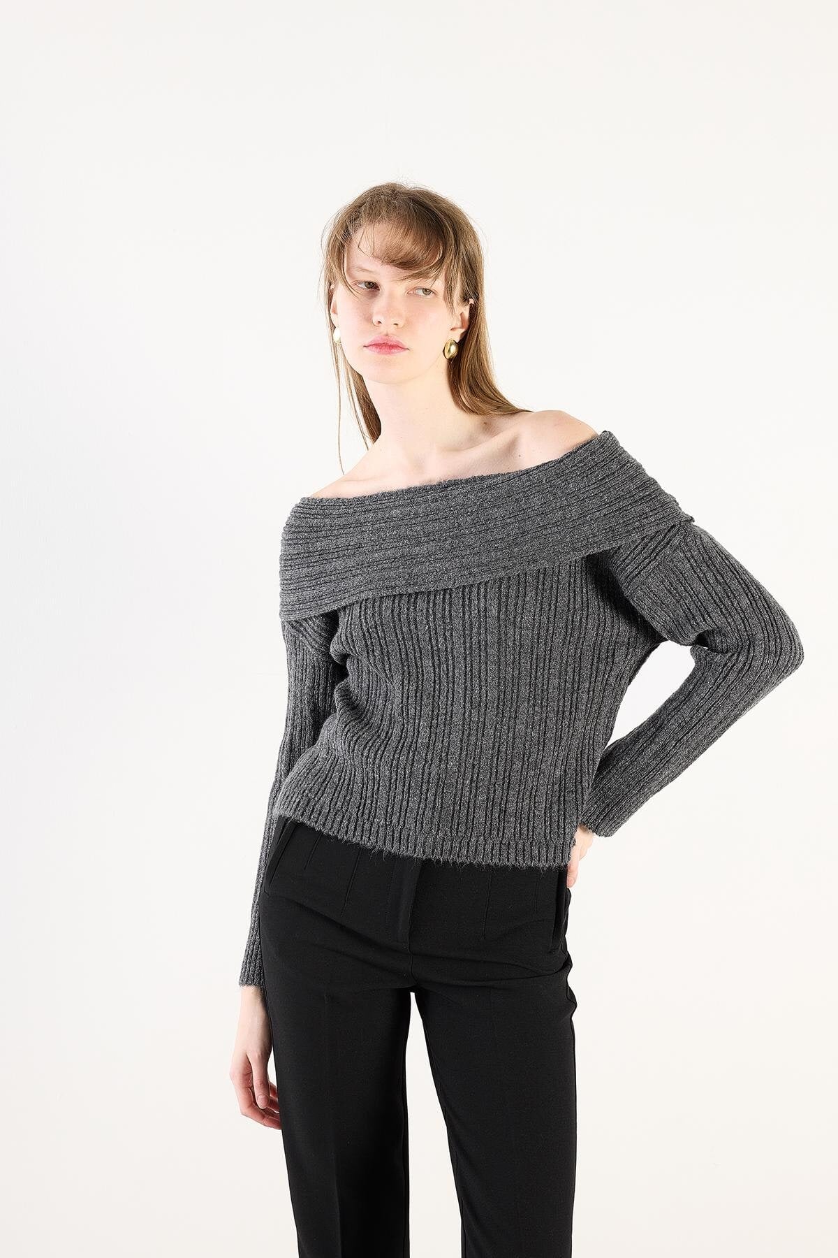 Charcoal_Boat-Neck-Long-Sleeve-Knit-Sweater-addax
