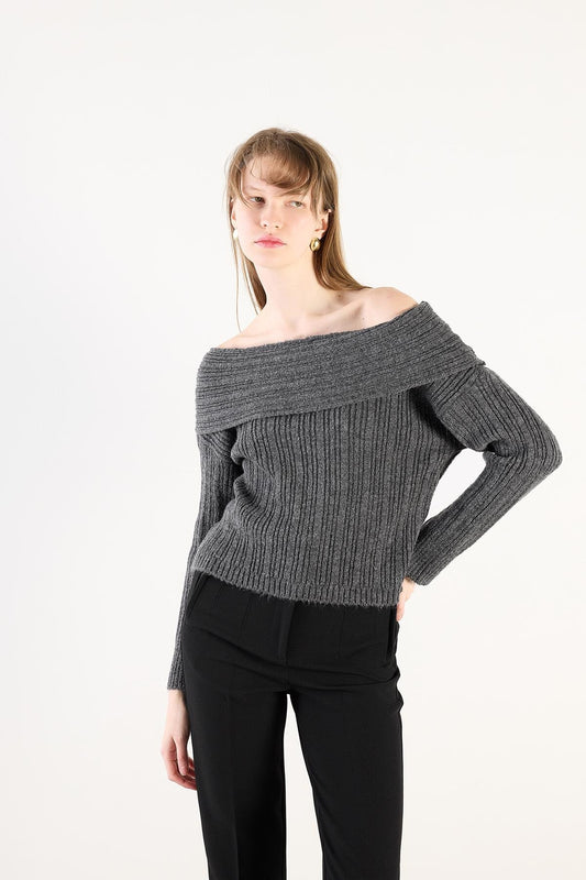 Charcoal_Boat-Neck-Long-Sleeve-Knit-Sweater-addax