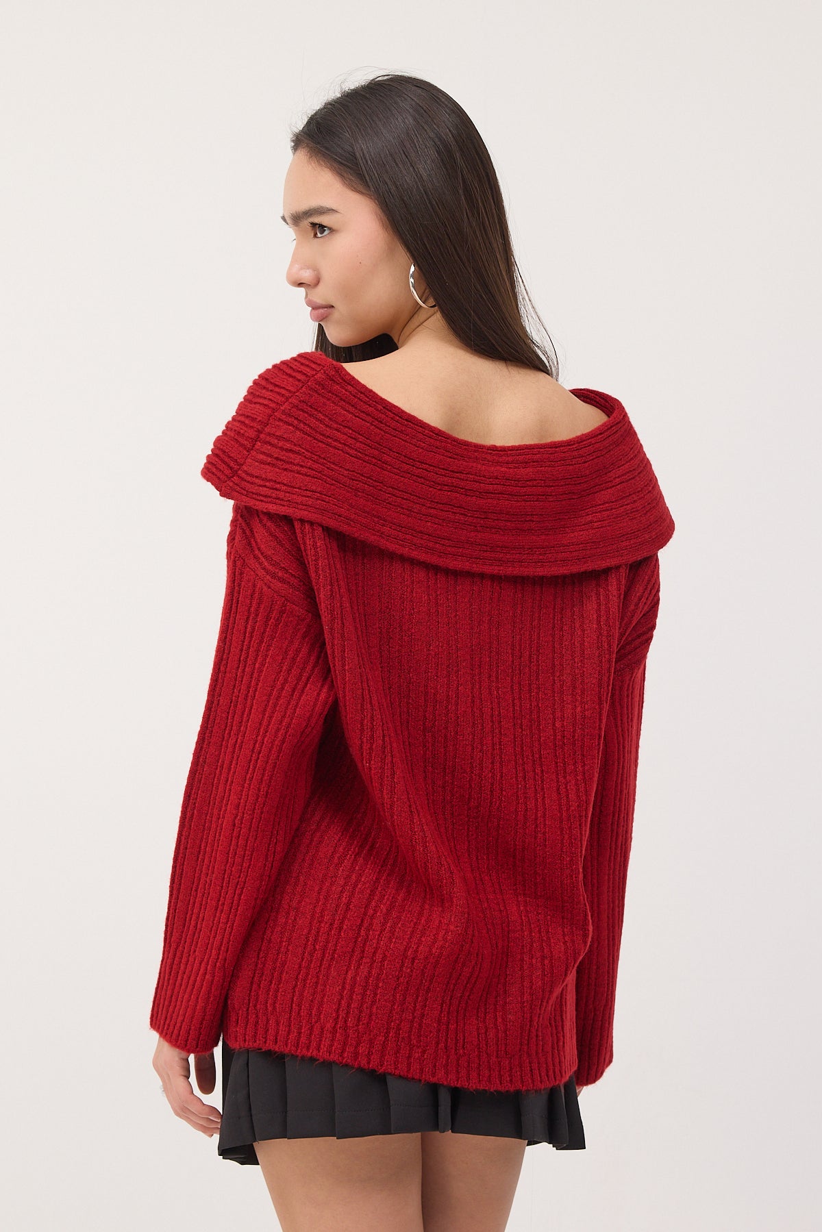 Burgundy_Boat-Neck-Long-Sleeve-Knit-Sweater-addax
