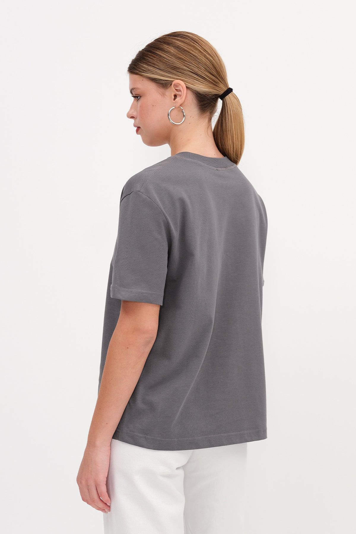 Lead-Grey_Round-Neck-Basic-T-shirt-addax