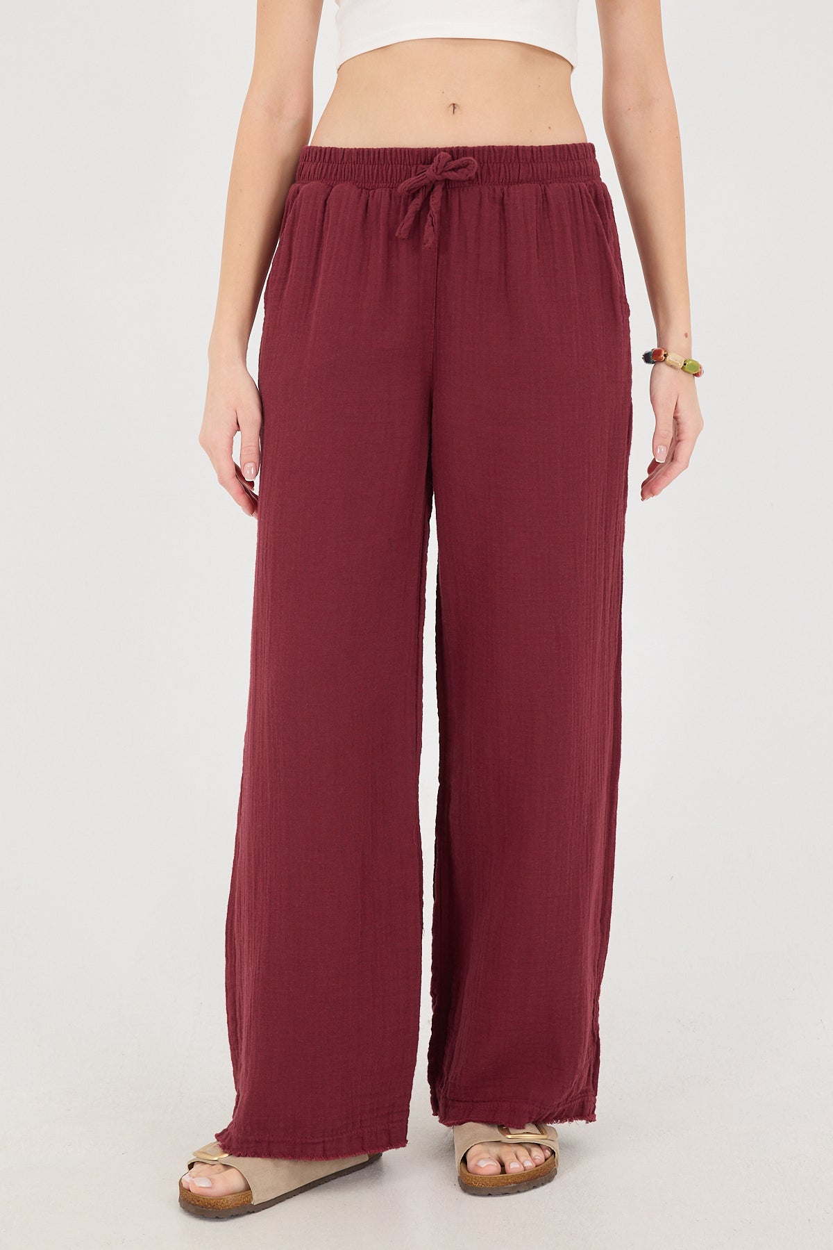 Burgundy_Wide-Leg-Trousers-With-Elastic-Waist-addax