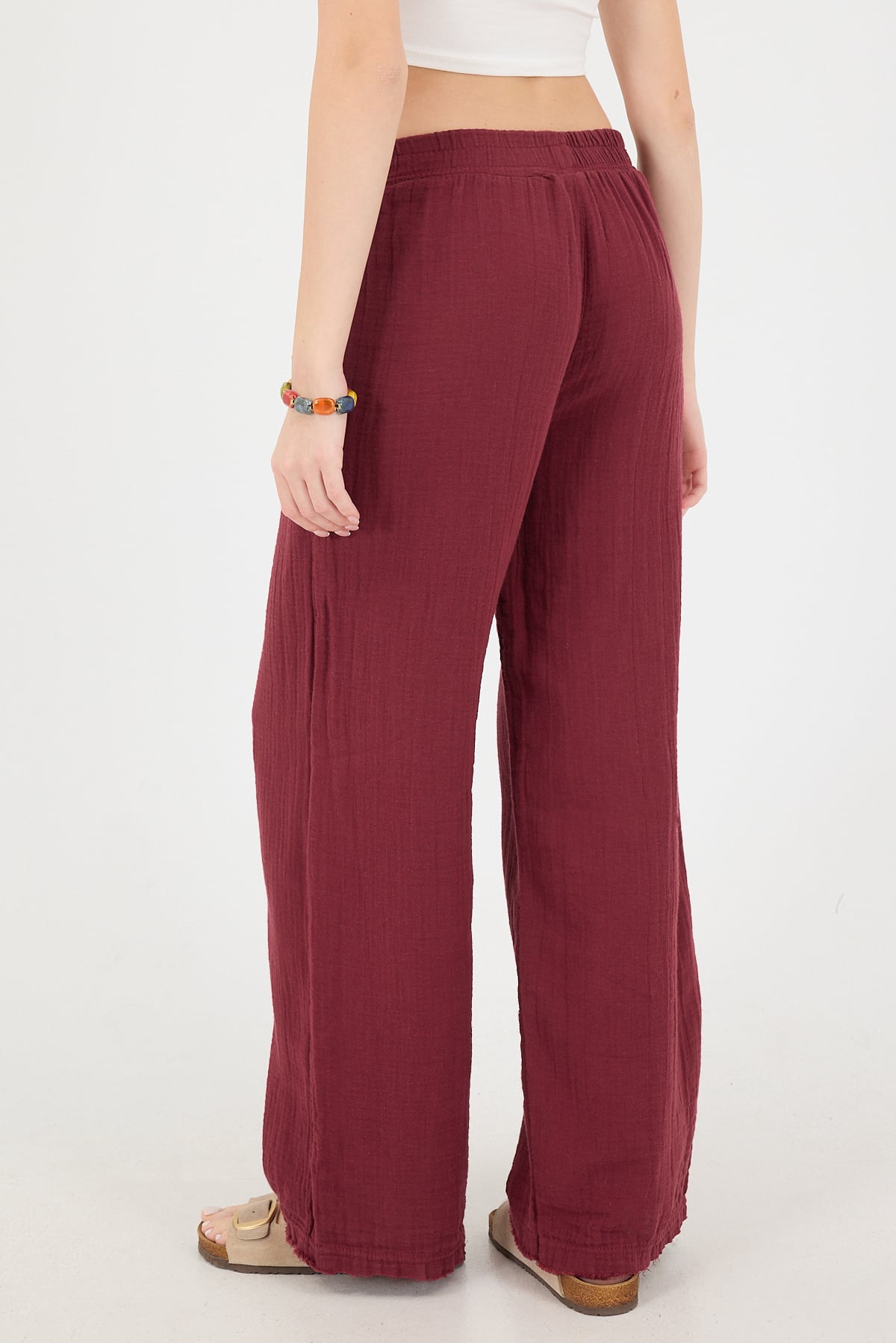 Burgundy_Wide-Leg-Trousers-With-Elastic-Waist-addax