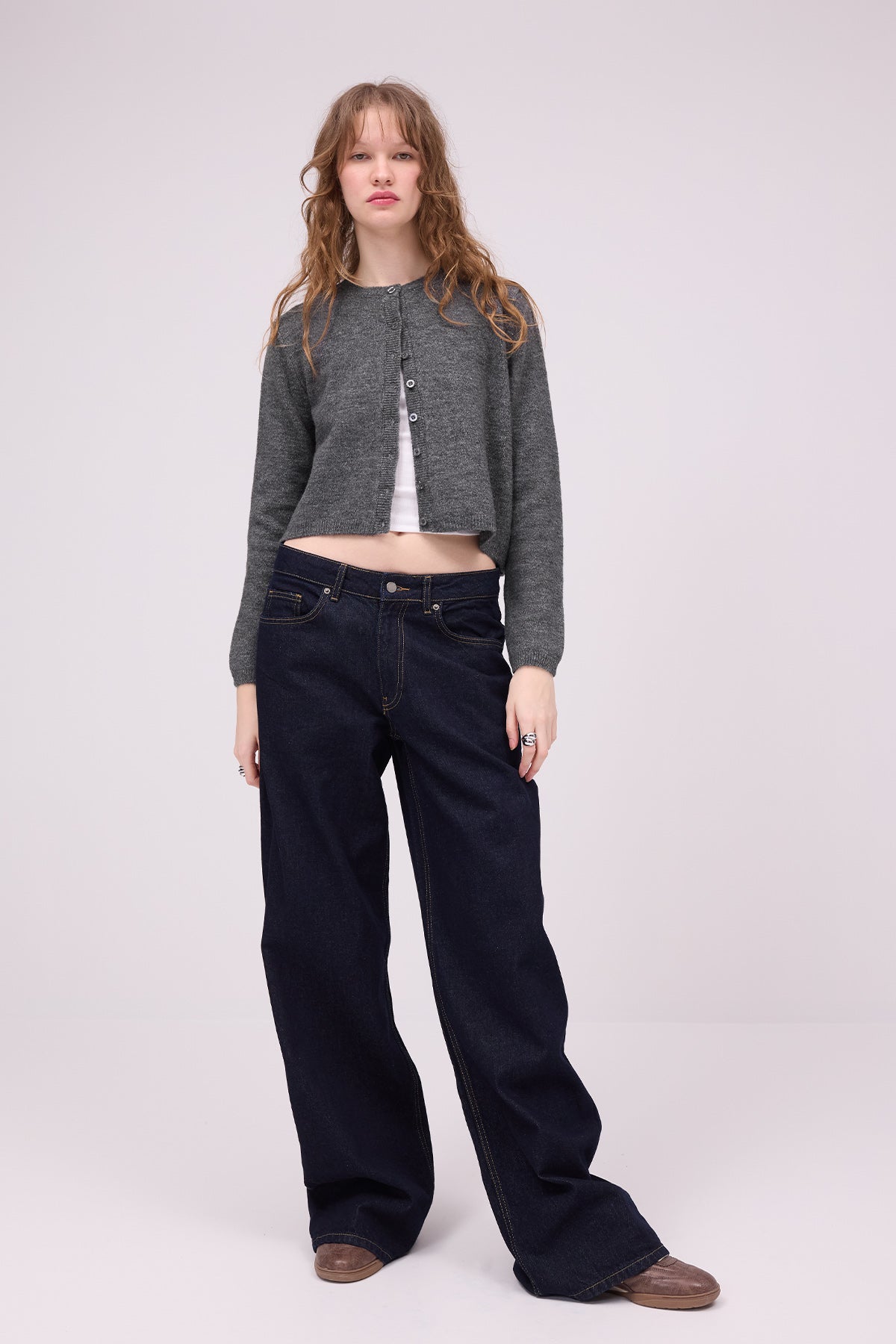 Charcoal_Crew-Neck-Buttoned-Knitwear-Cardigan-addax