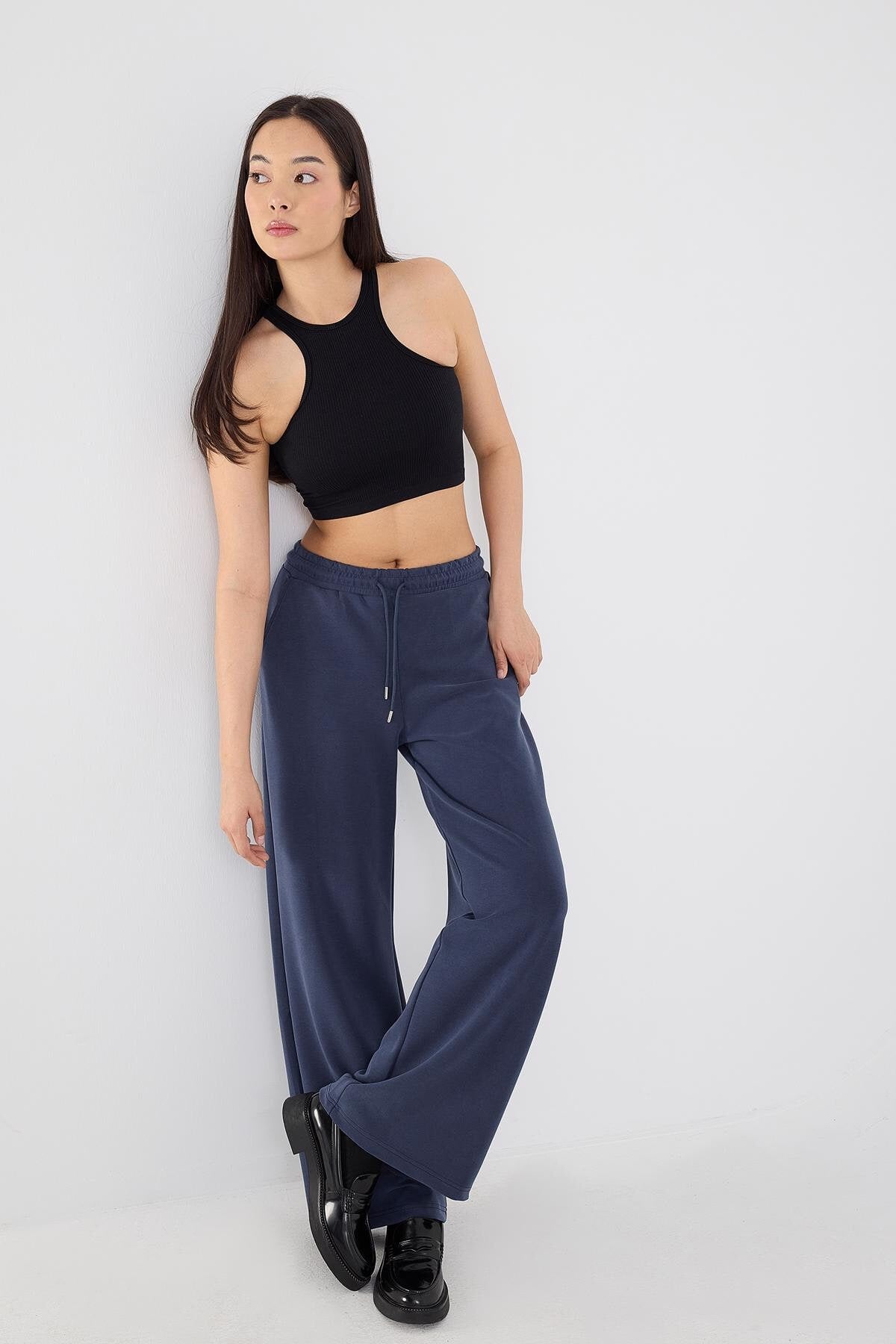 Night-Blue_Elastic-Waist-Modal-Sweatpants-addax