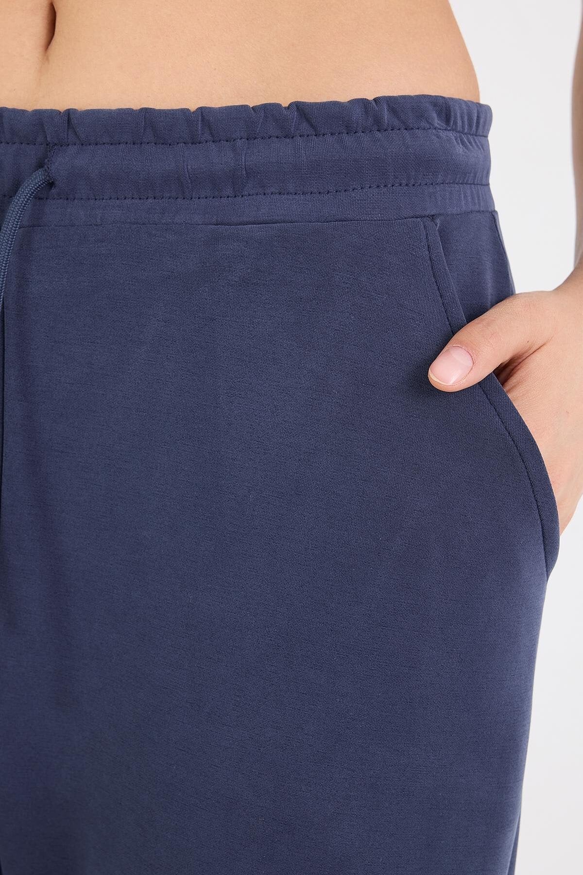 Night-Blue_Elastic-Waist-Modal-Sweatpants-addax