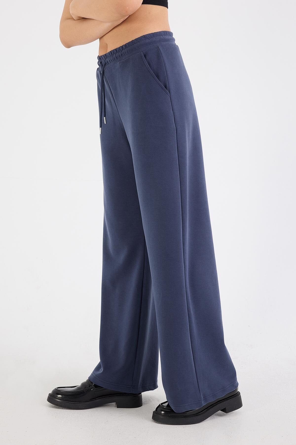 Night-Blue_Elastic-Waist-Modal-Sweatpants-addax
