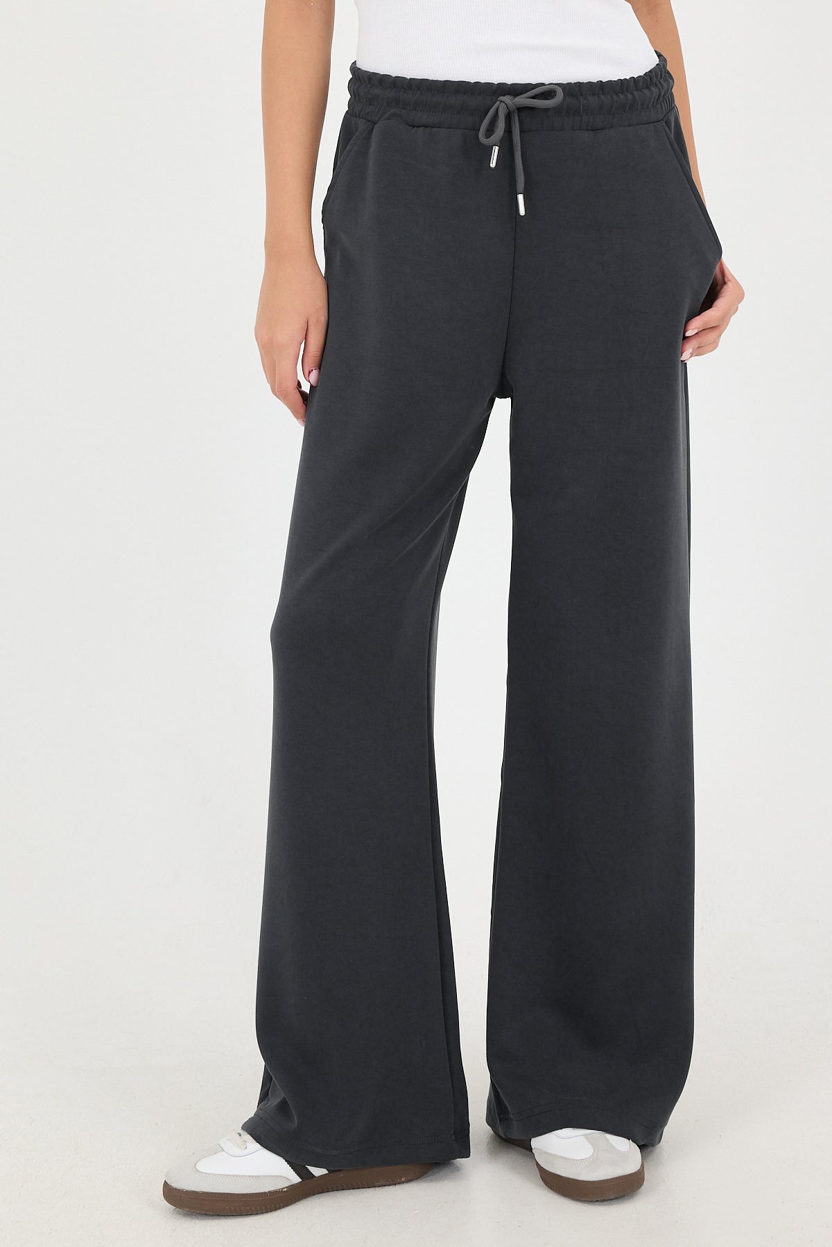 Lead-Grey_Elastic-Waist-Modal-Sweatpants-addax