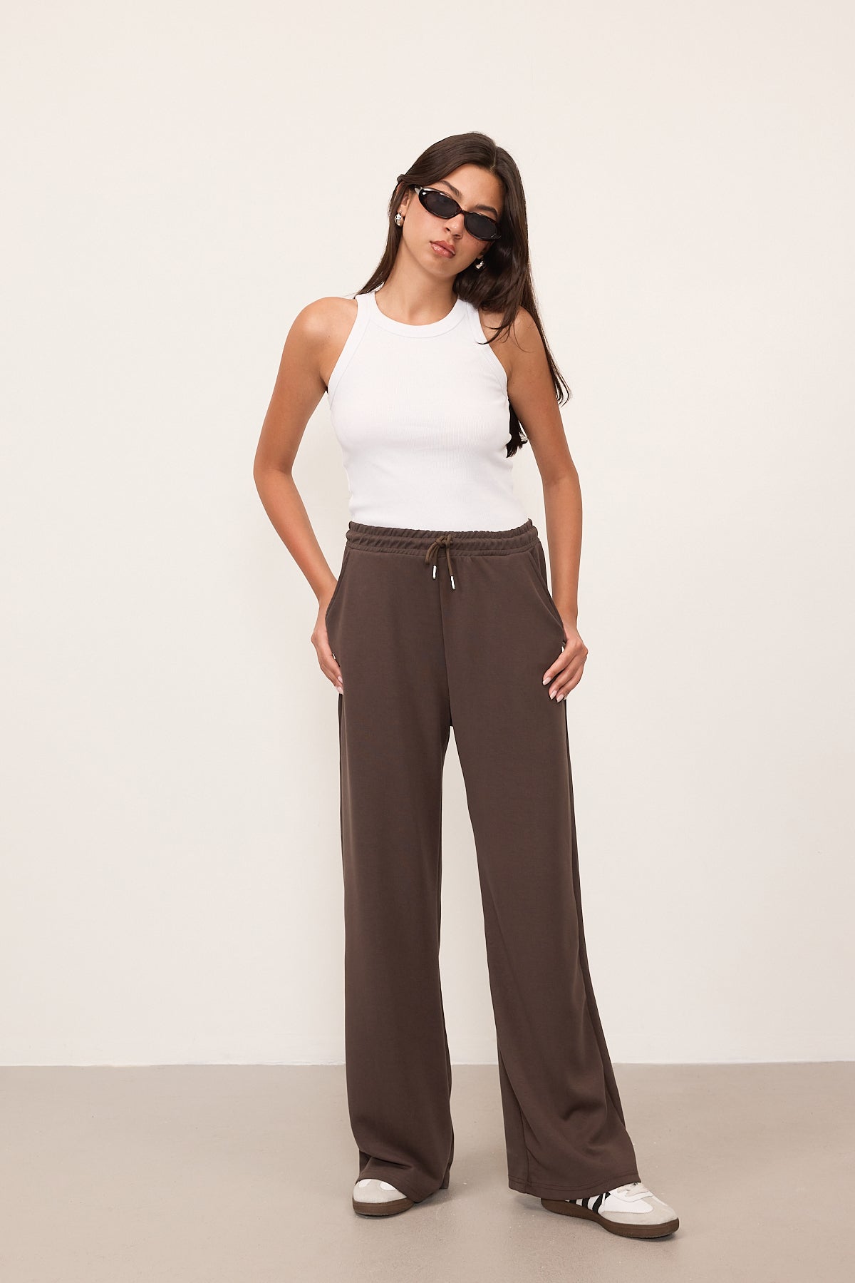 Light-Brown_Elastic-Waist-Modal-Sweatpants-addax