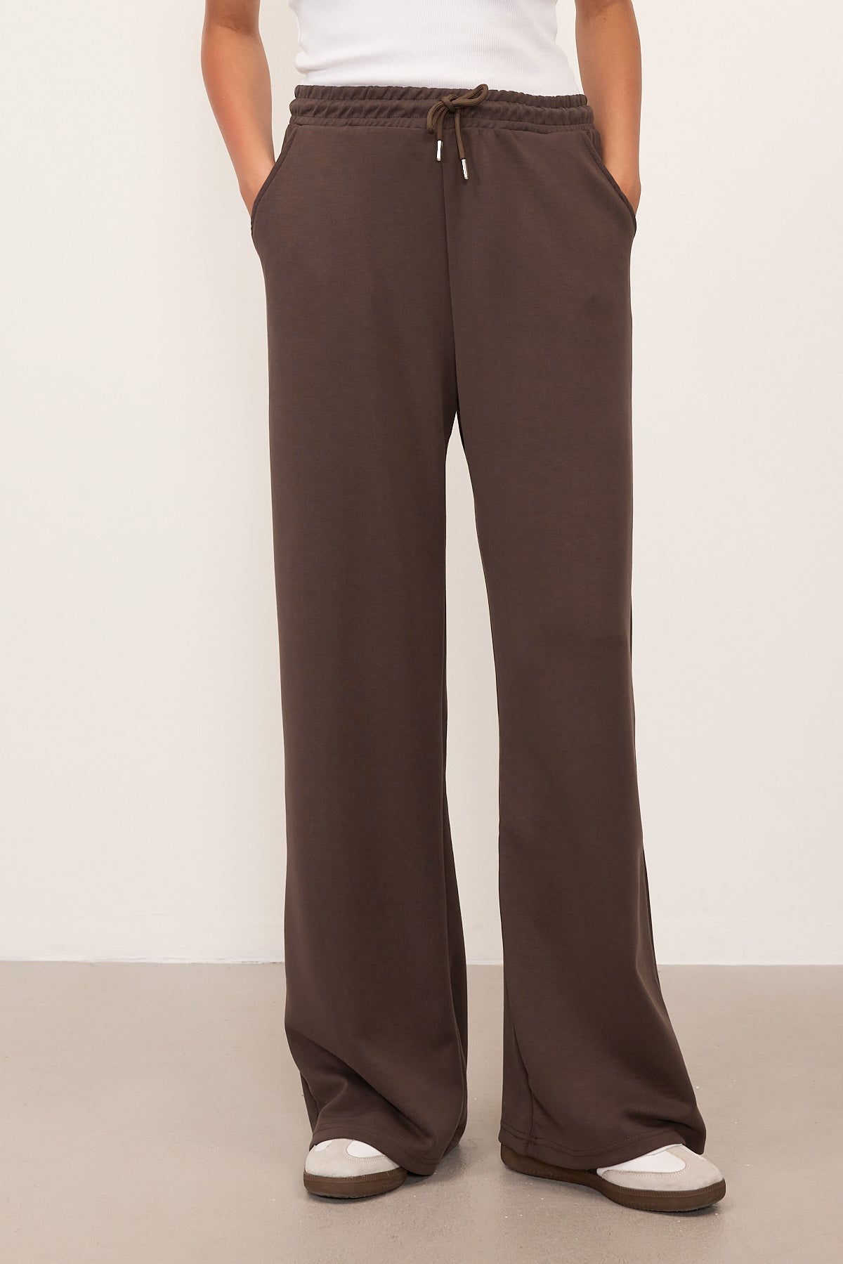 Light-Brown_Elastic-Waist-Modal-Sweatpants-addax