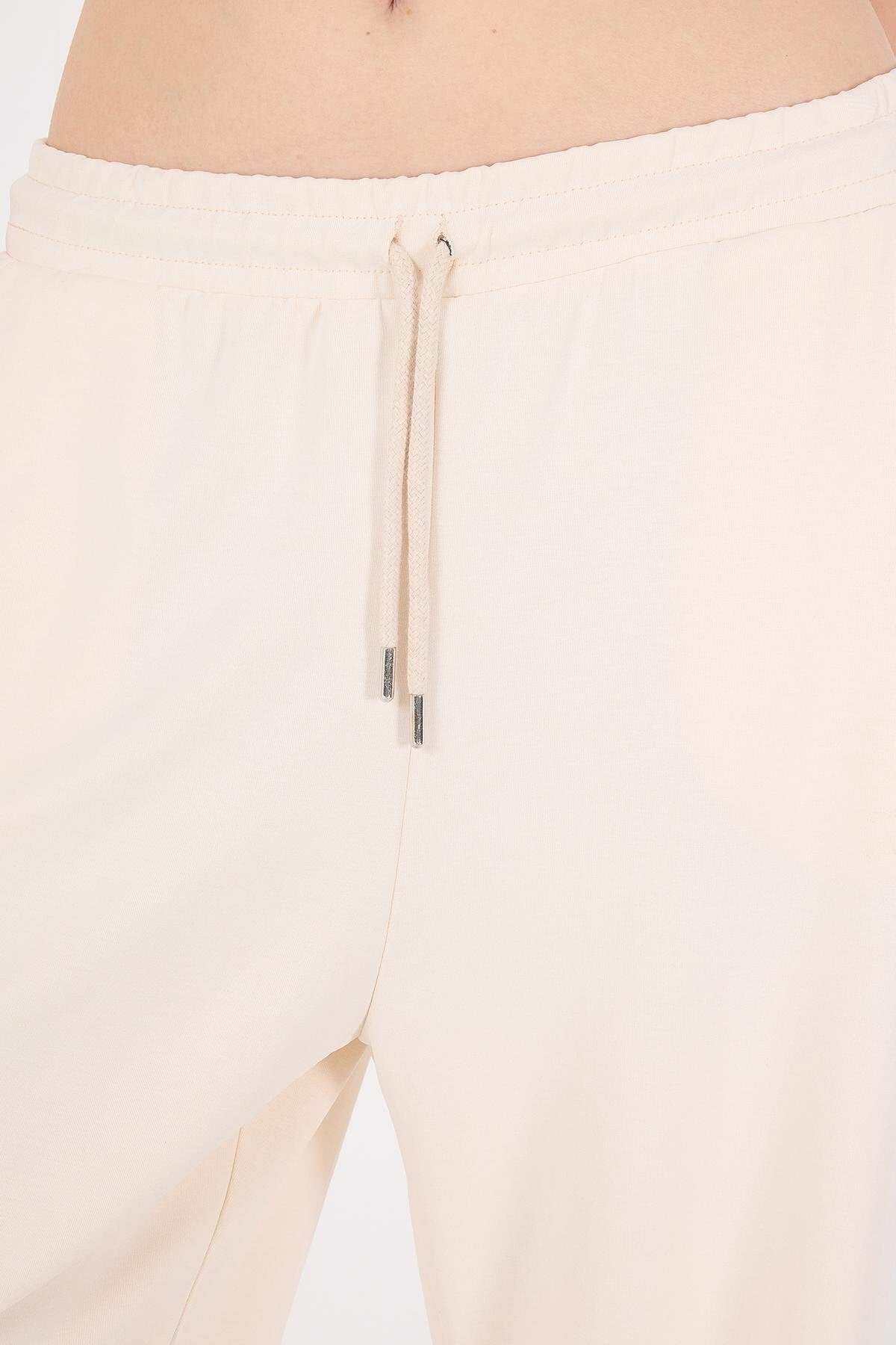 Ecru_Elastic-Waist-Modal-Sweatpants-addax