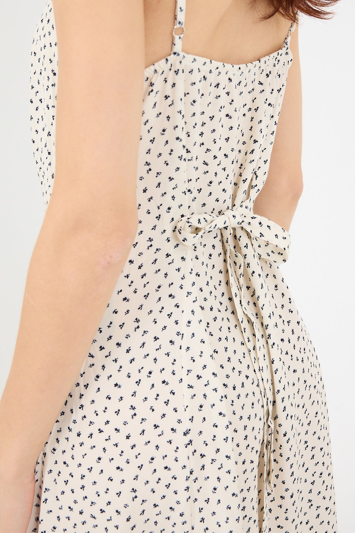 Ecru_Long-Dress-With-Printed-addax