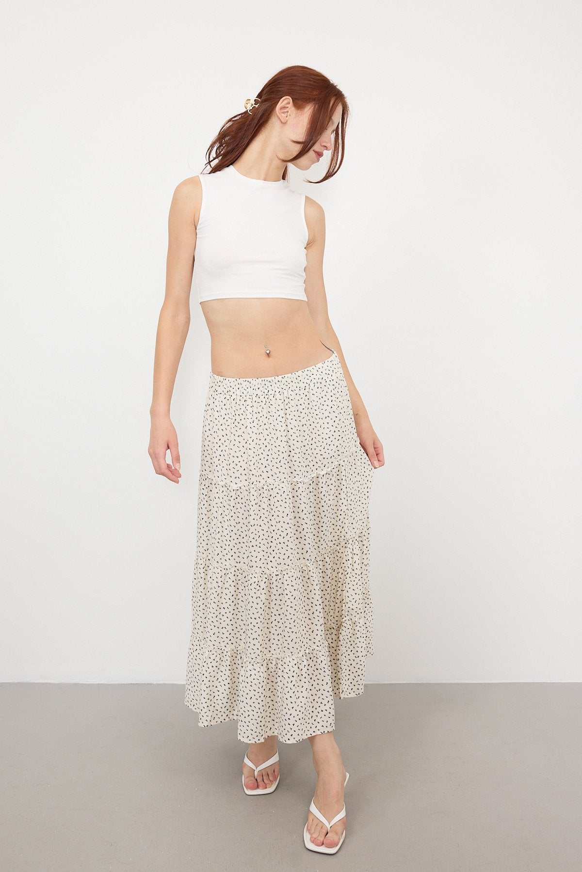 Ecru_Floral-Long-Skirt-addax