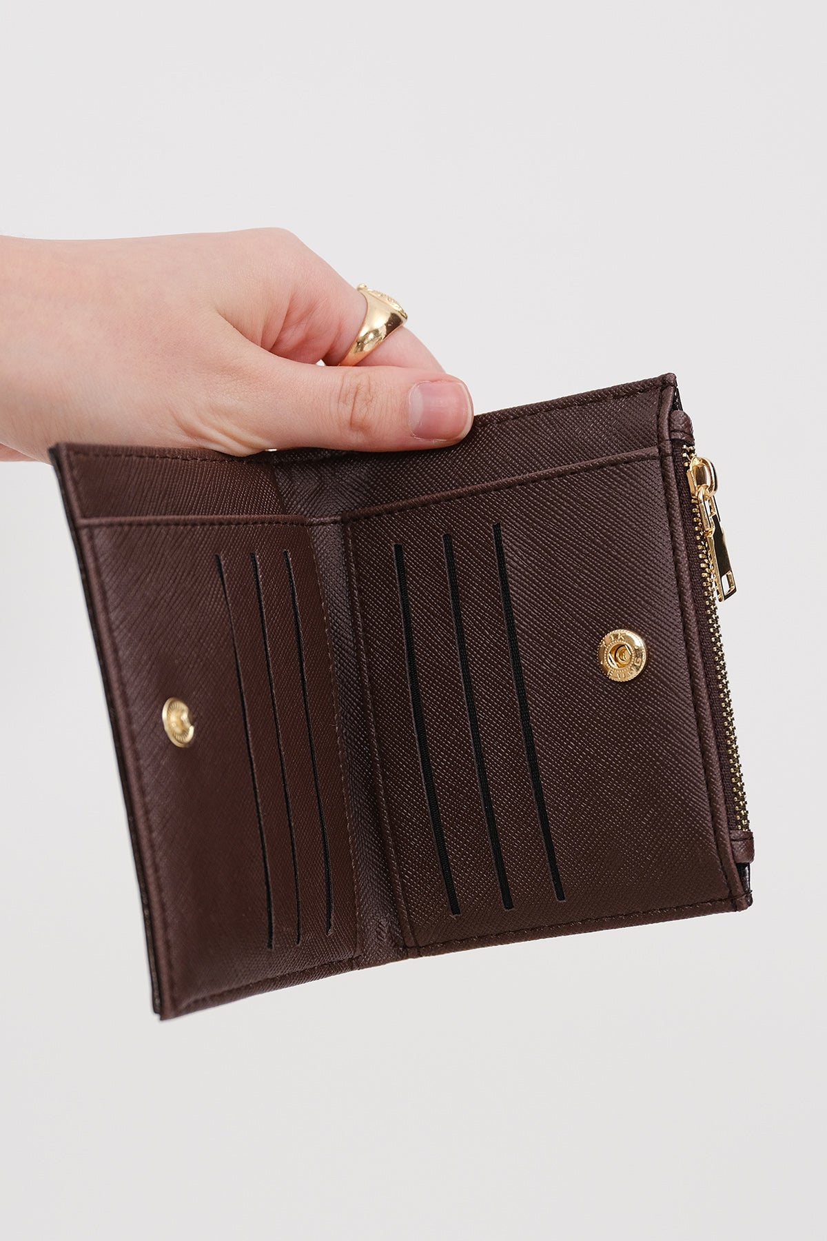 Brown_Zippered-Snap-Closure-Wallet-addax