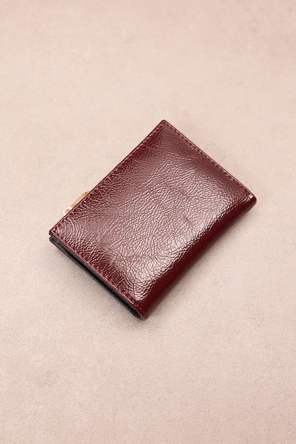 Burgundy_Zippered-Snap-Closure-Wallet-addax