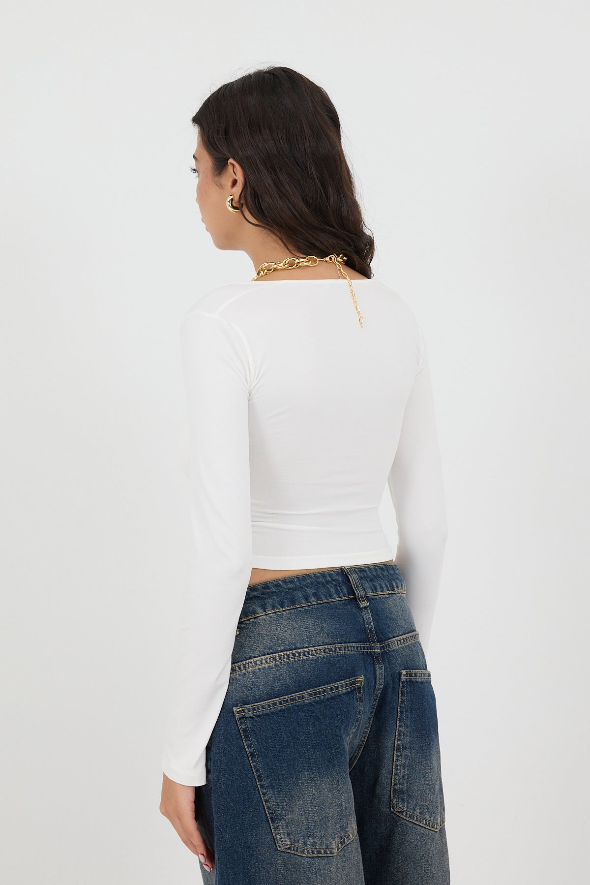 White_Square-Neck-Long-Sleeve-Crop-Blouse-addax