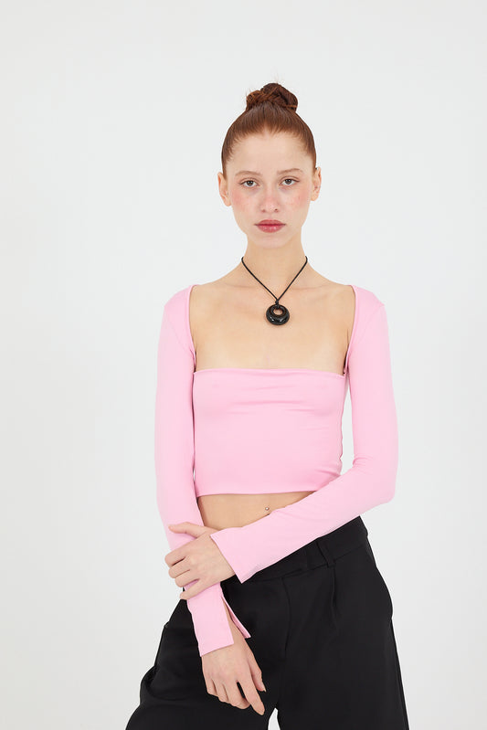 Begonia_Square-Neck-Long-Sleeve-Crop-Blouse-addax