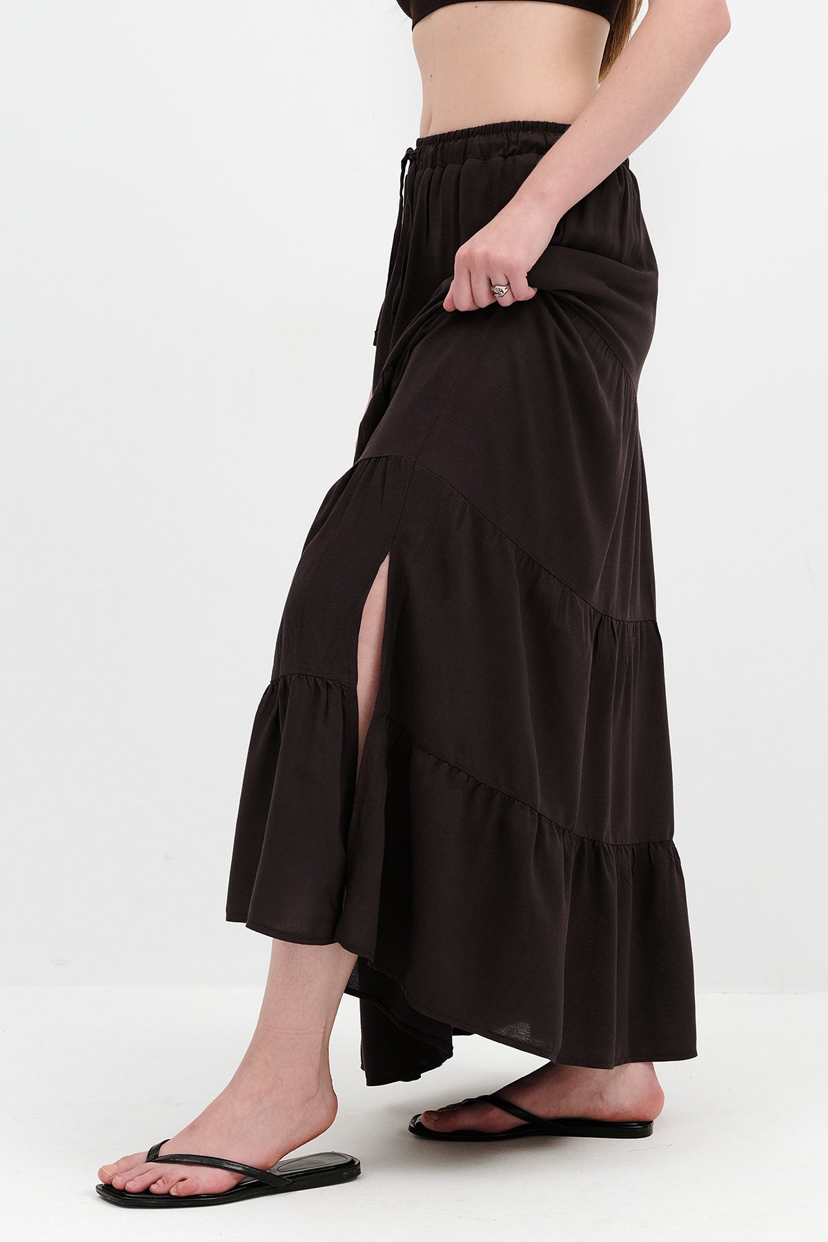 Long Skirt With Elastic Waist