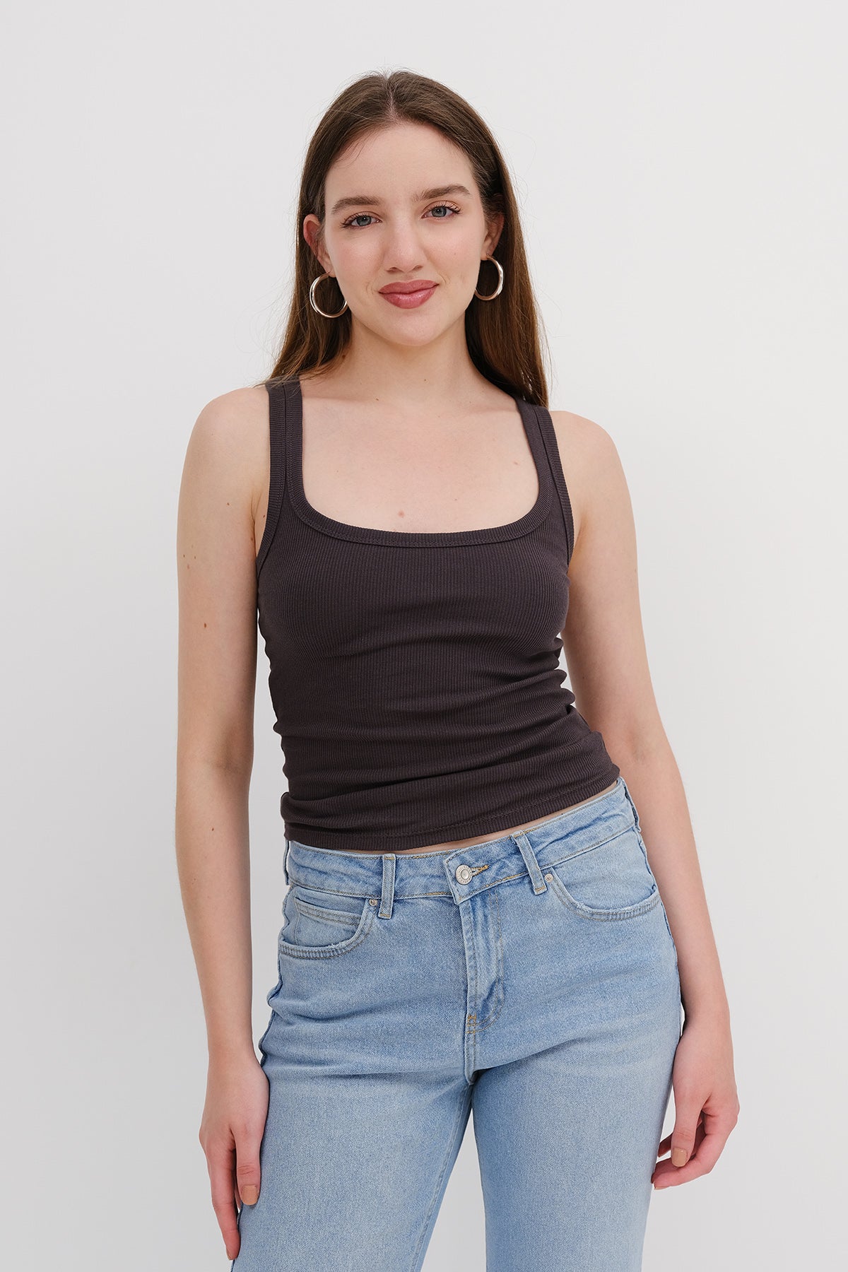 Soft-Brown_U-Neck-Sleeveless-Tank-Top-addax