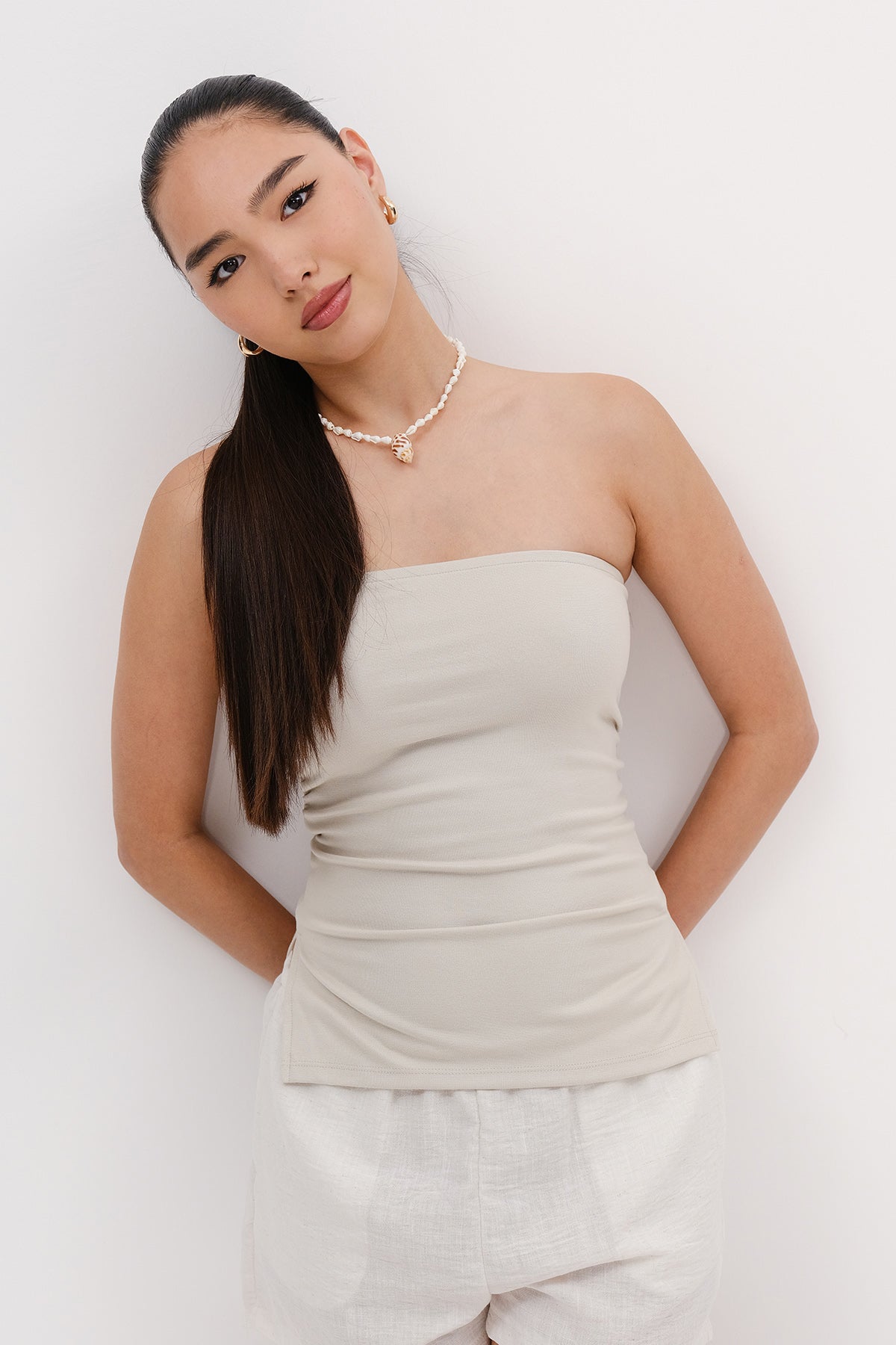 Bone_Strapless-Gathered-Bustier-addax