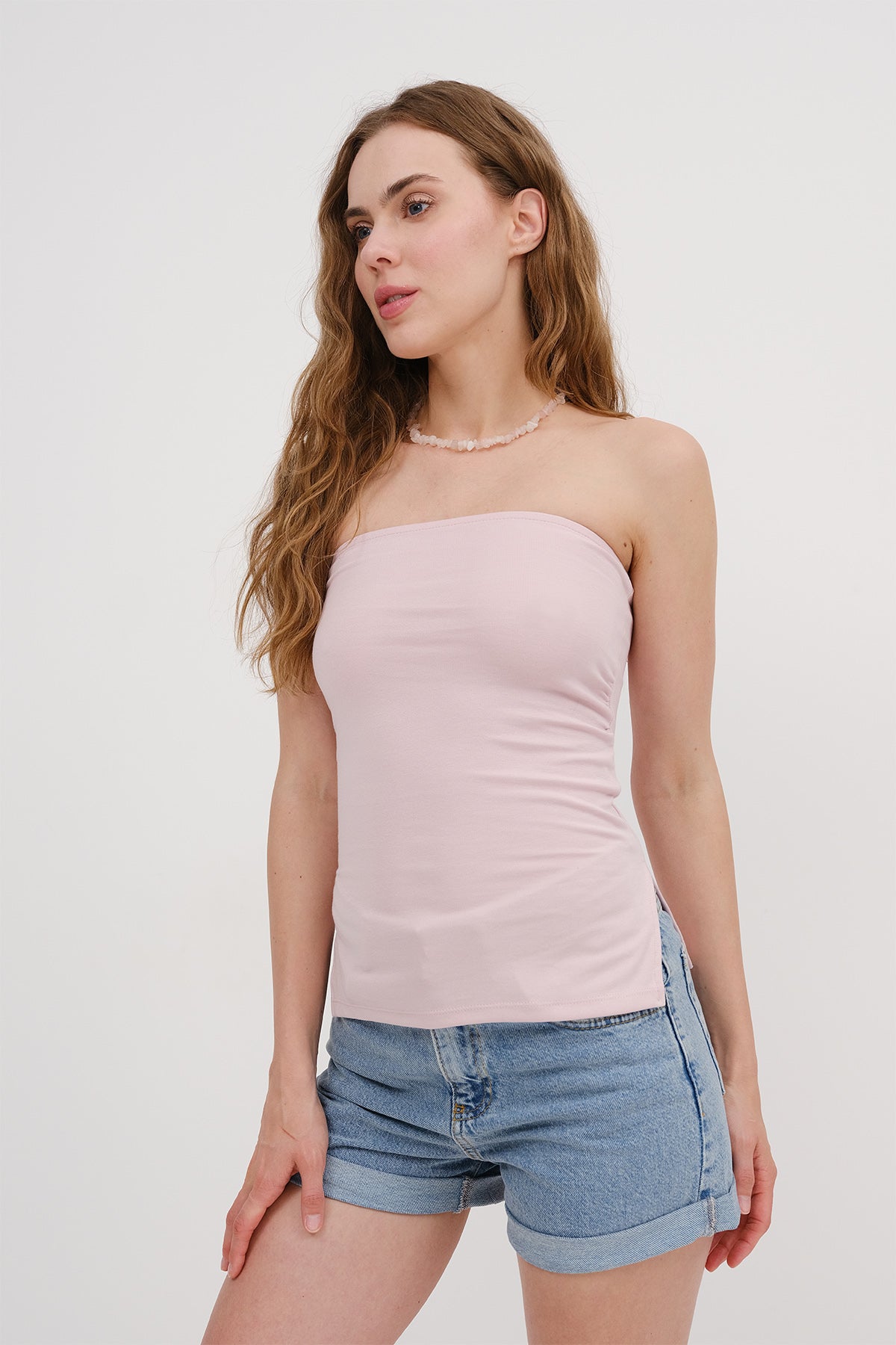 Lotus_Strapless-Gathered-Bustier-addax