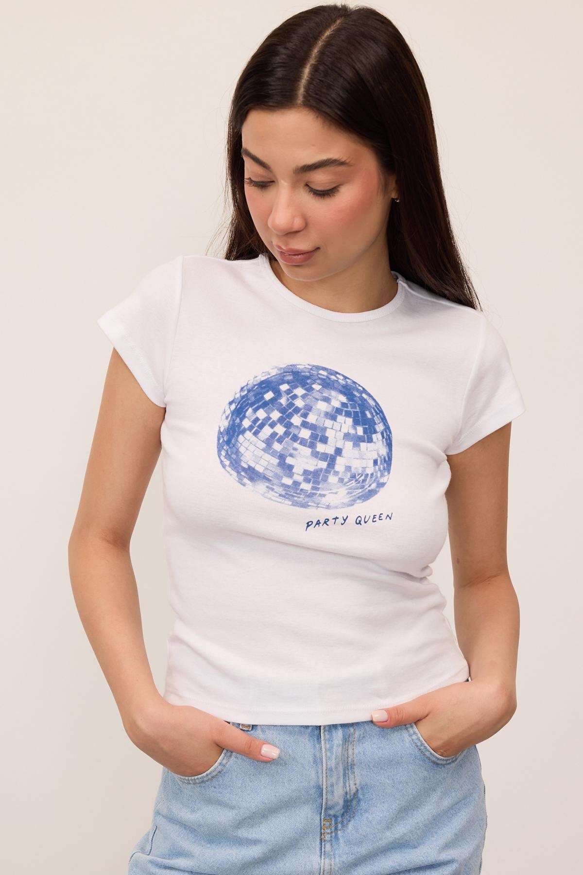 White_Disco-Ball-Printed-T-shirt-addax