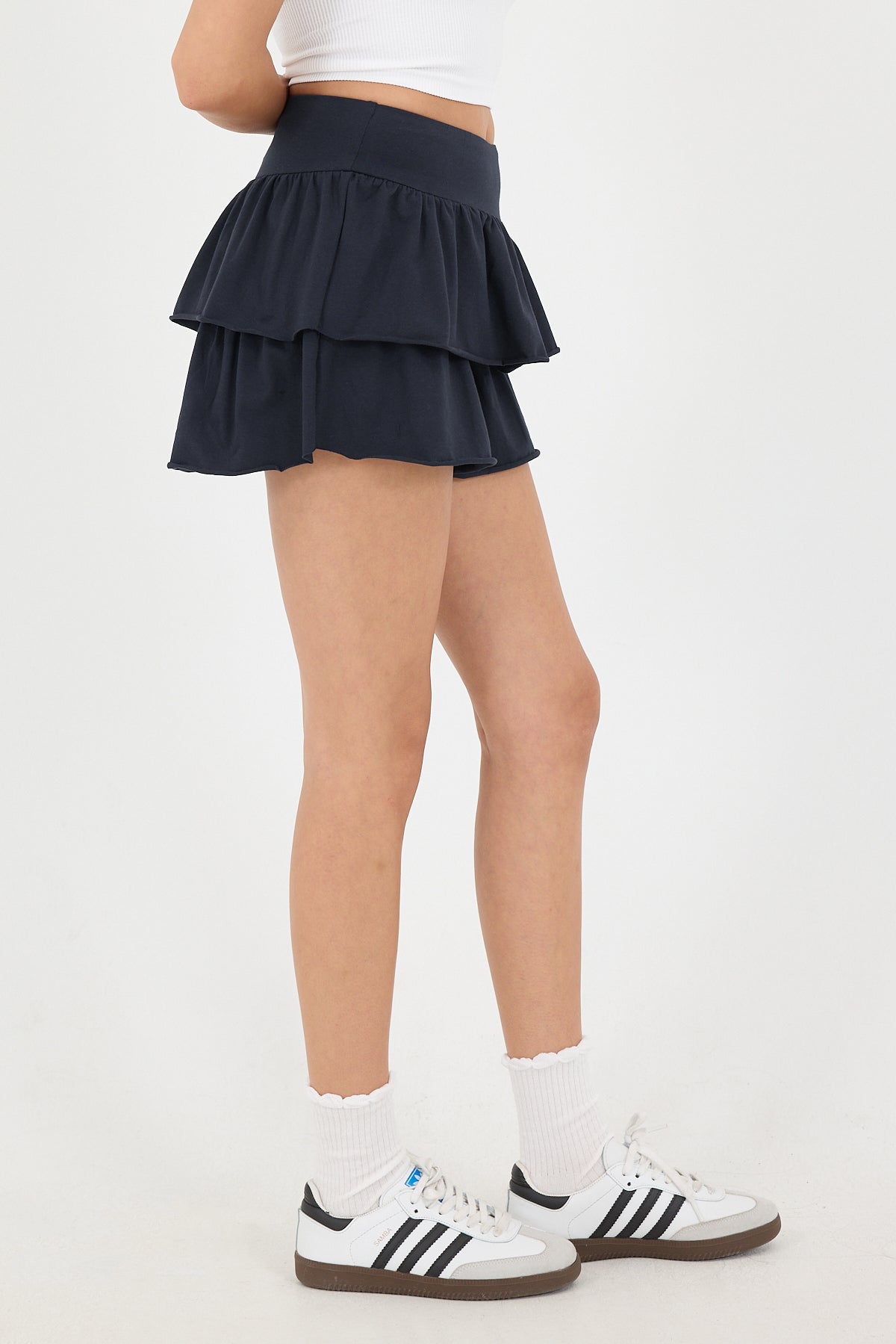 Night-Blue_Elastic-Waist-Ruffle-Mini-Skirt-addax