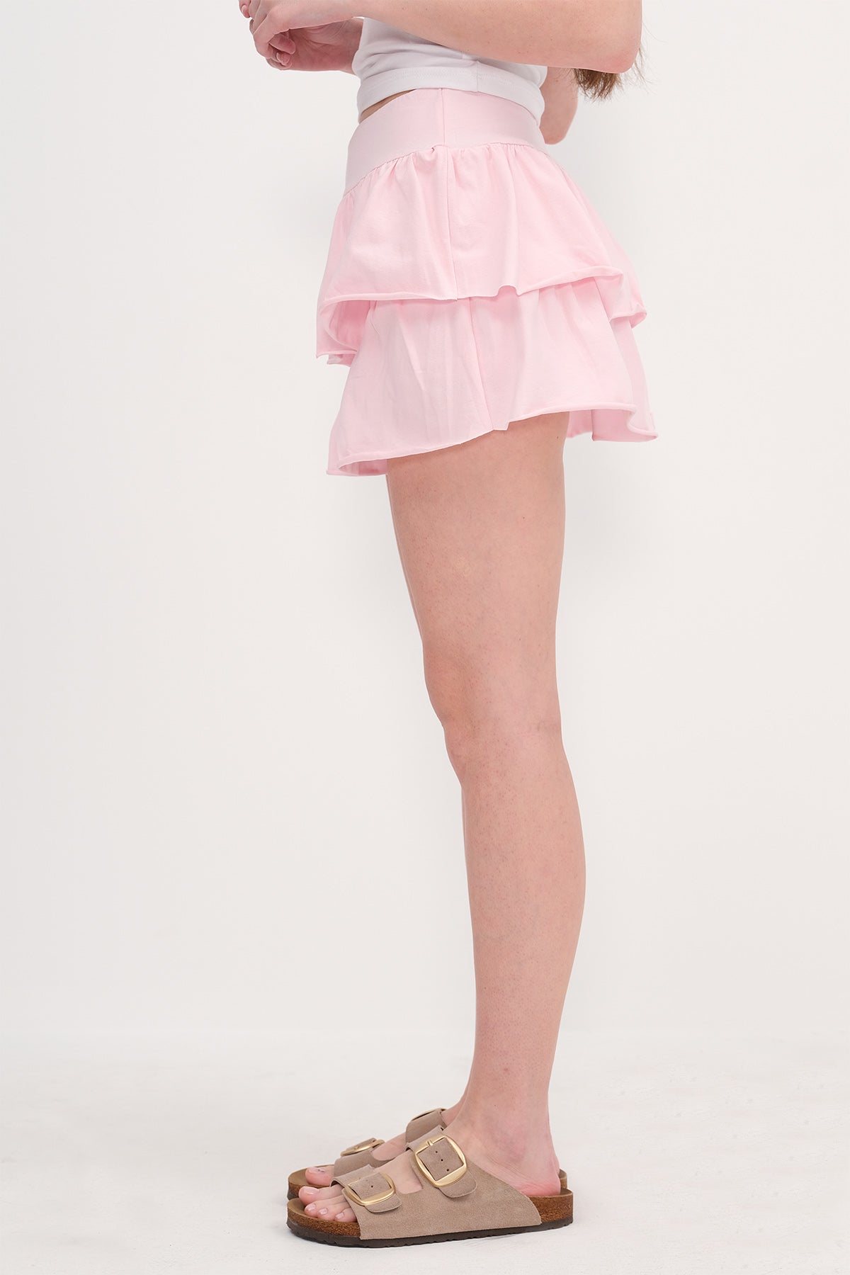 Lotus_Elastic-Waist-Ruffle-Mini-Skirt-addax
