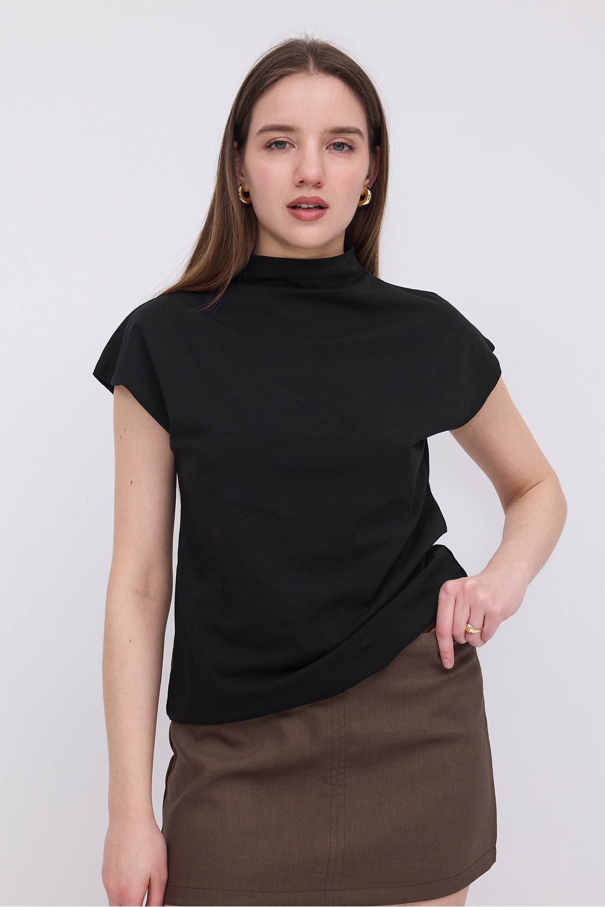 Black_High-Neck-Basic-Blouse-addax