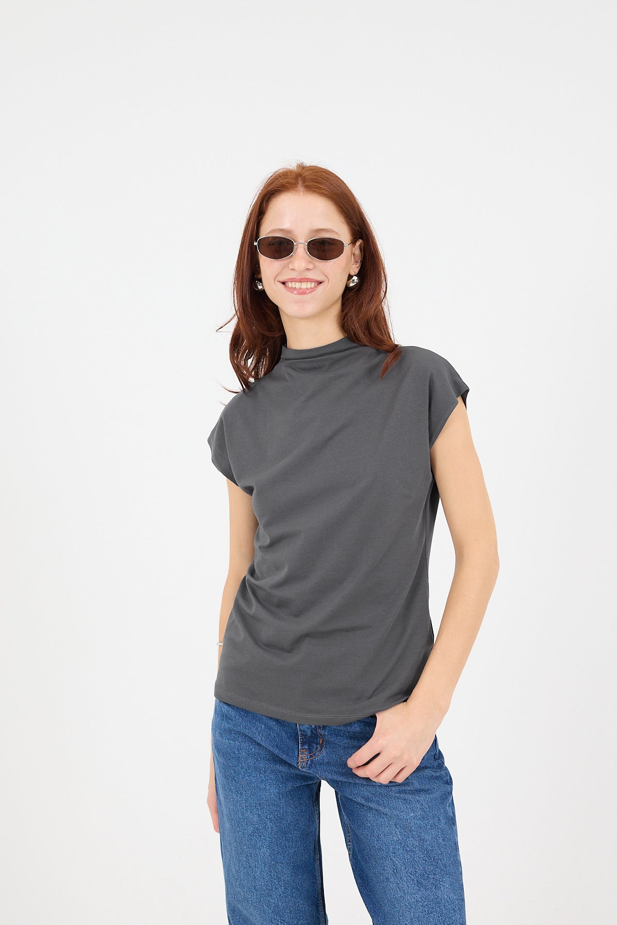 Lead-Grey_High-Neck-Basic-Blouse-addax