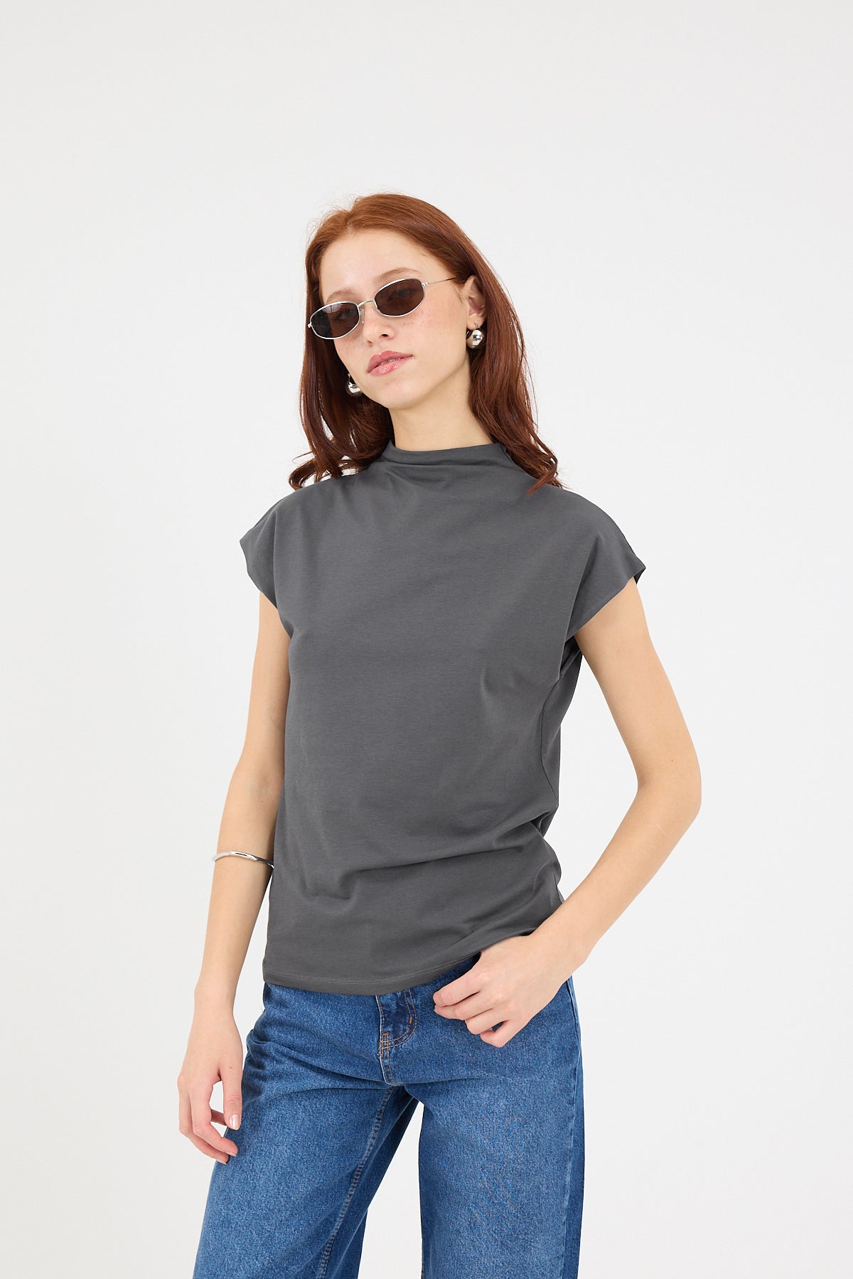 Lead-Grey_High-Neck-Basic-Blouse-addax