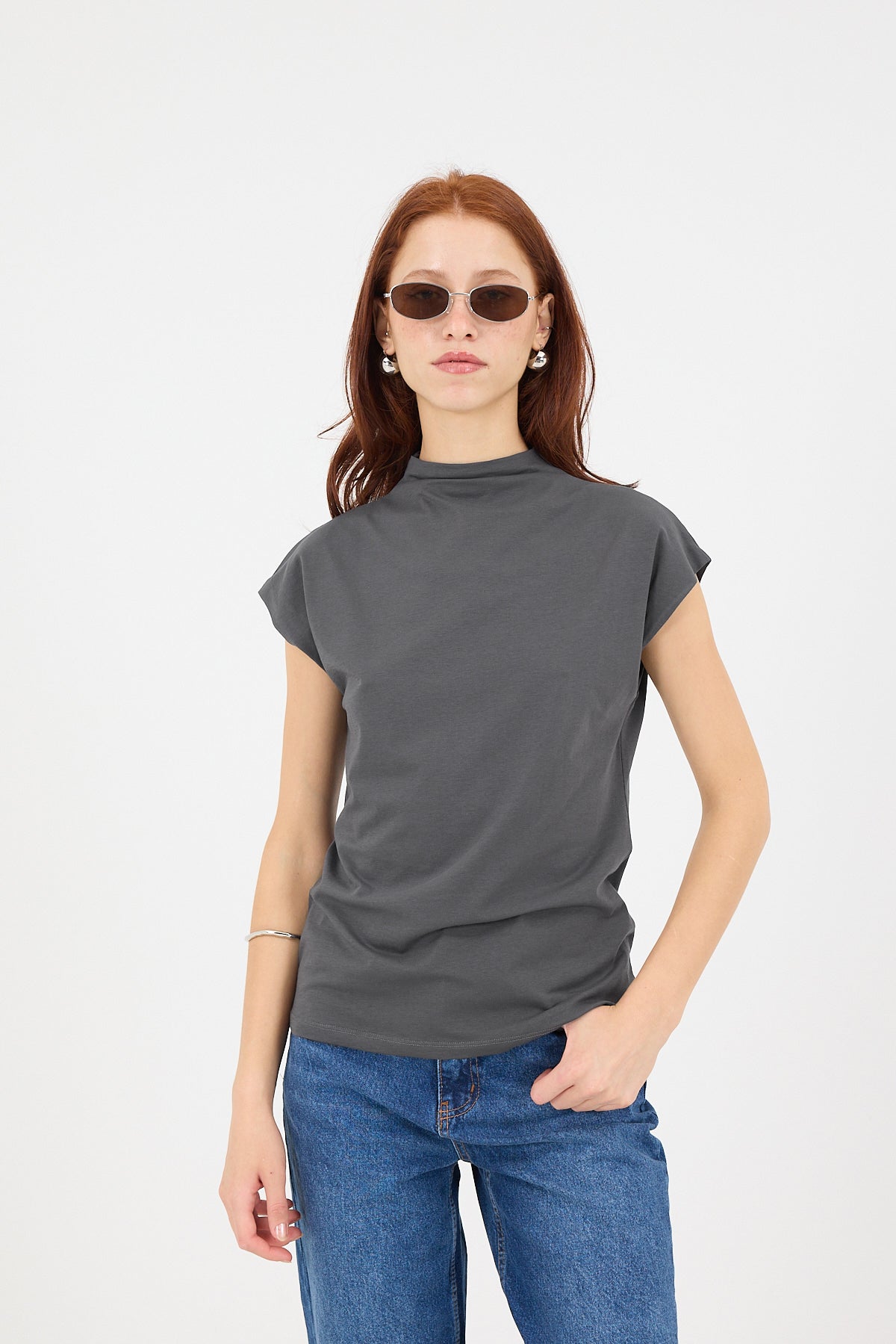 Lead-Grey_High-Neck-Basic-Blouse-addax