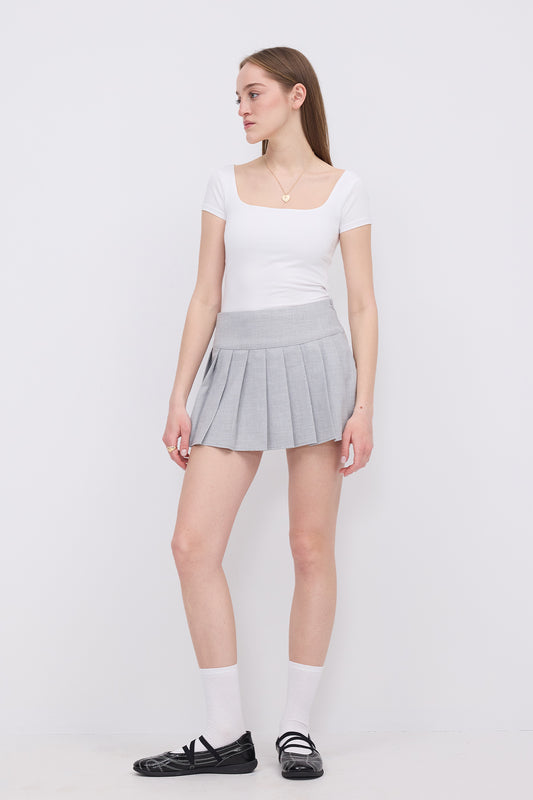 White_Square-Neck-Short-Sleeve-Blouse-addax