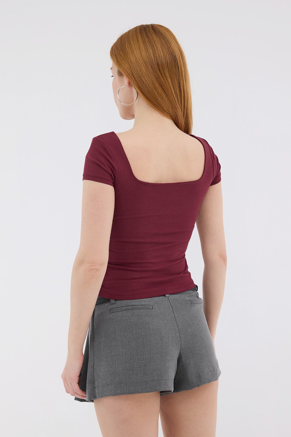 Light-Burgundy_Square-Neck-Short-Sleeve-Blouse-addax