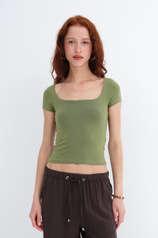 Matcha_Square-Neck-Short-Sleeve-Blouse-addax