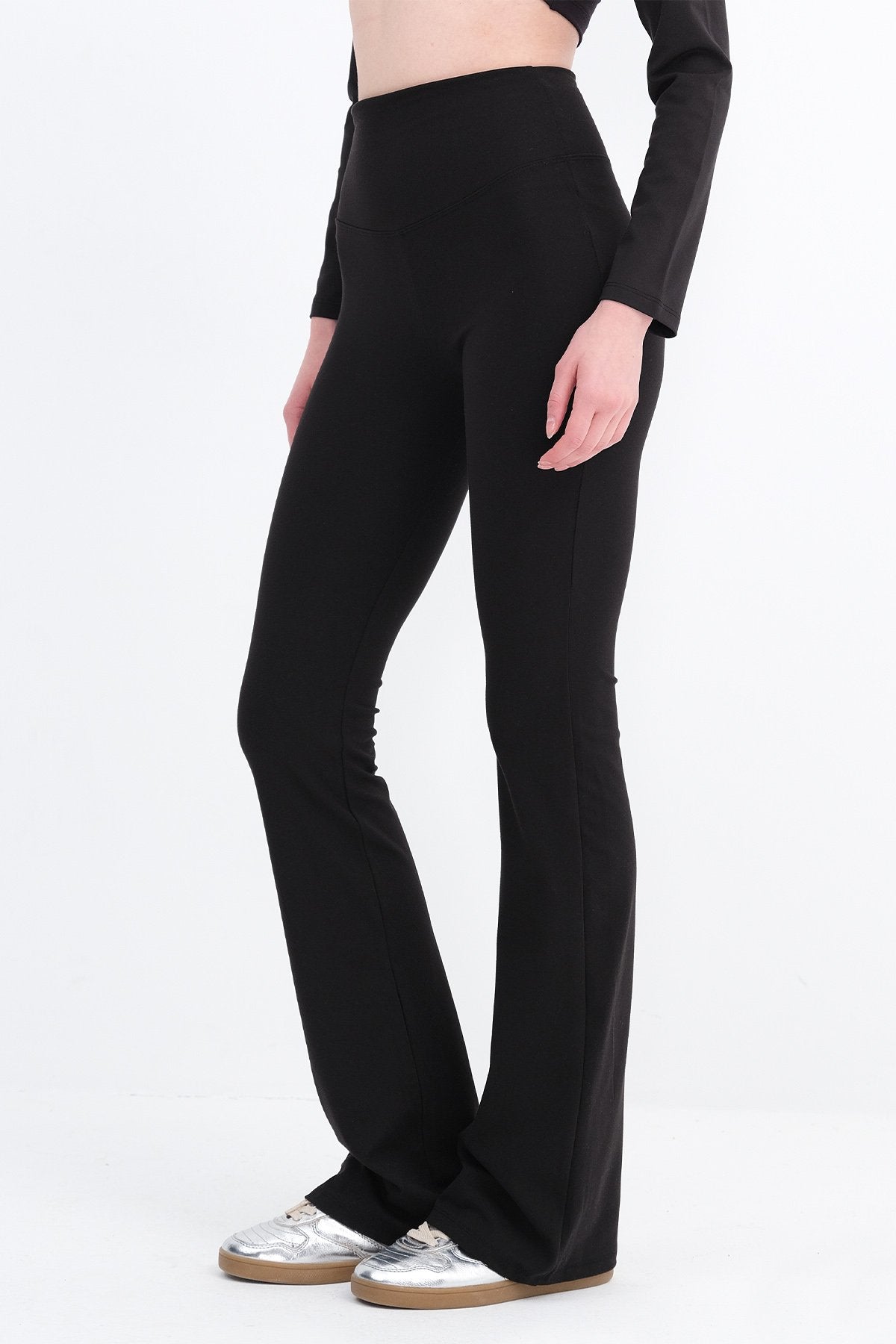 Black_High-Waist-Flare-Leg-Tights-addax