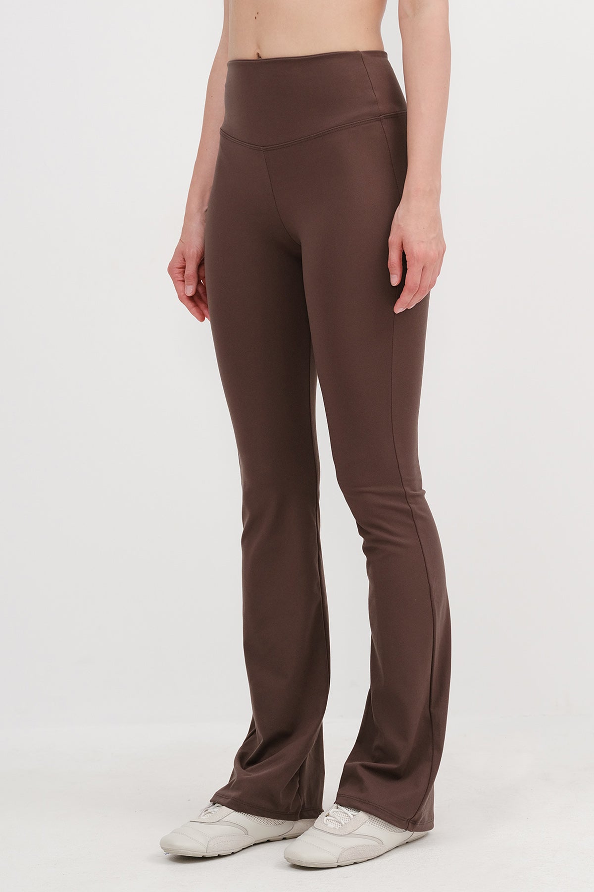 Brown_High-Waist-Flare-Leg-Tights-addax
