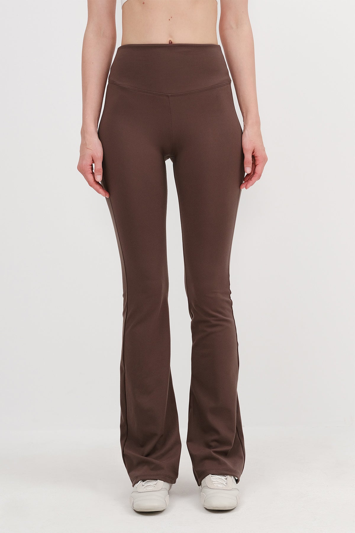Brown_High-Waist-Flare-Leg-Tights-addax