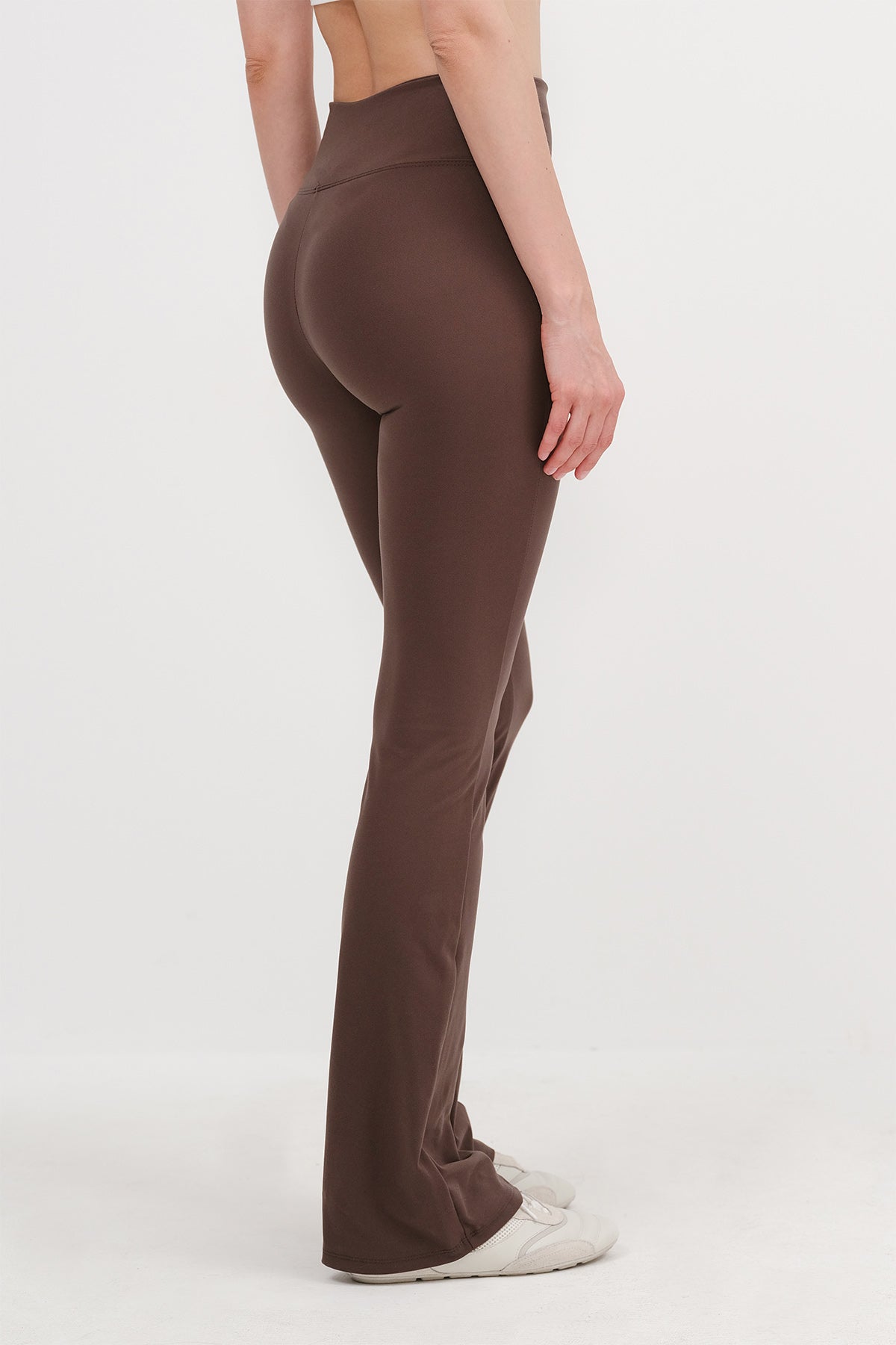 Brown_High-Waist-Flare-Leg-Tights-addax