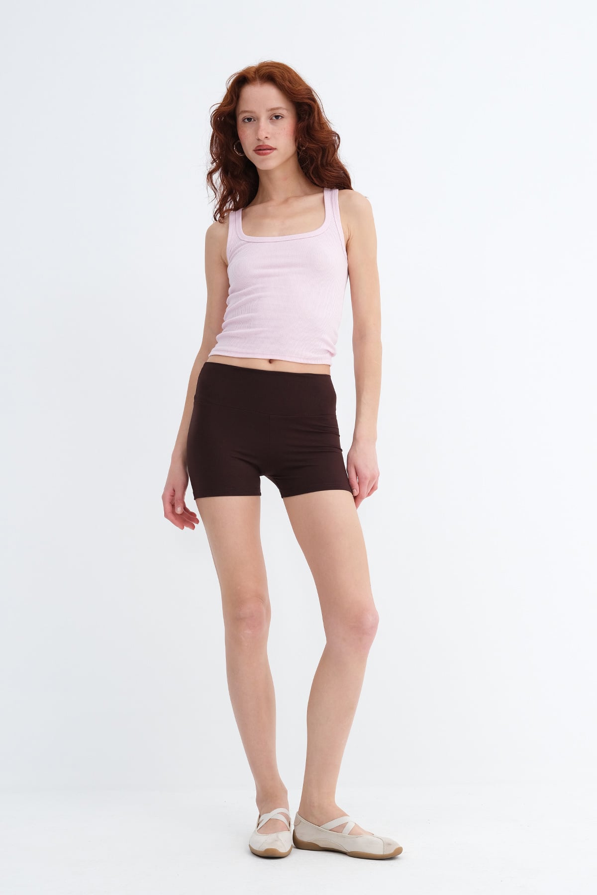 Bitter-Coffee_High-Waist-Sports-Shorts-Tights-addax